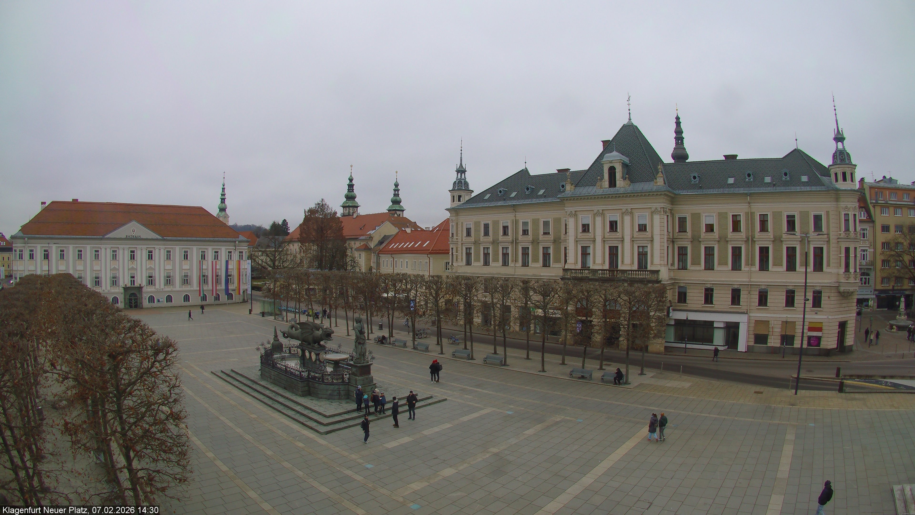 Archiv Foto Webcam Neuer Platz (Klagenfurt)