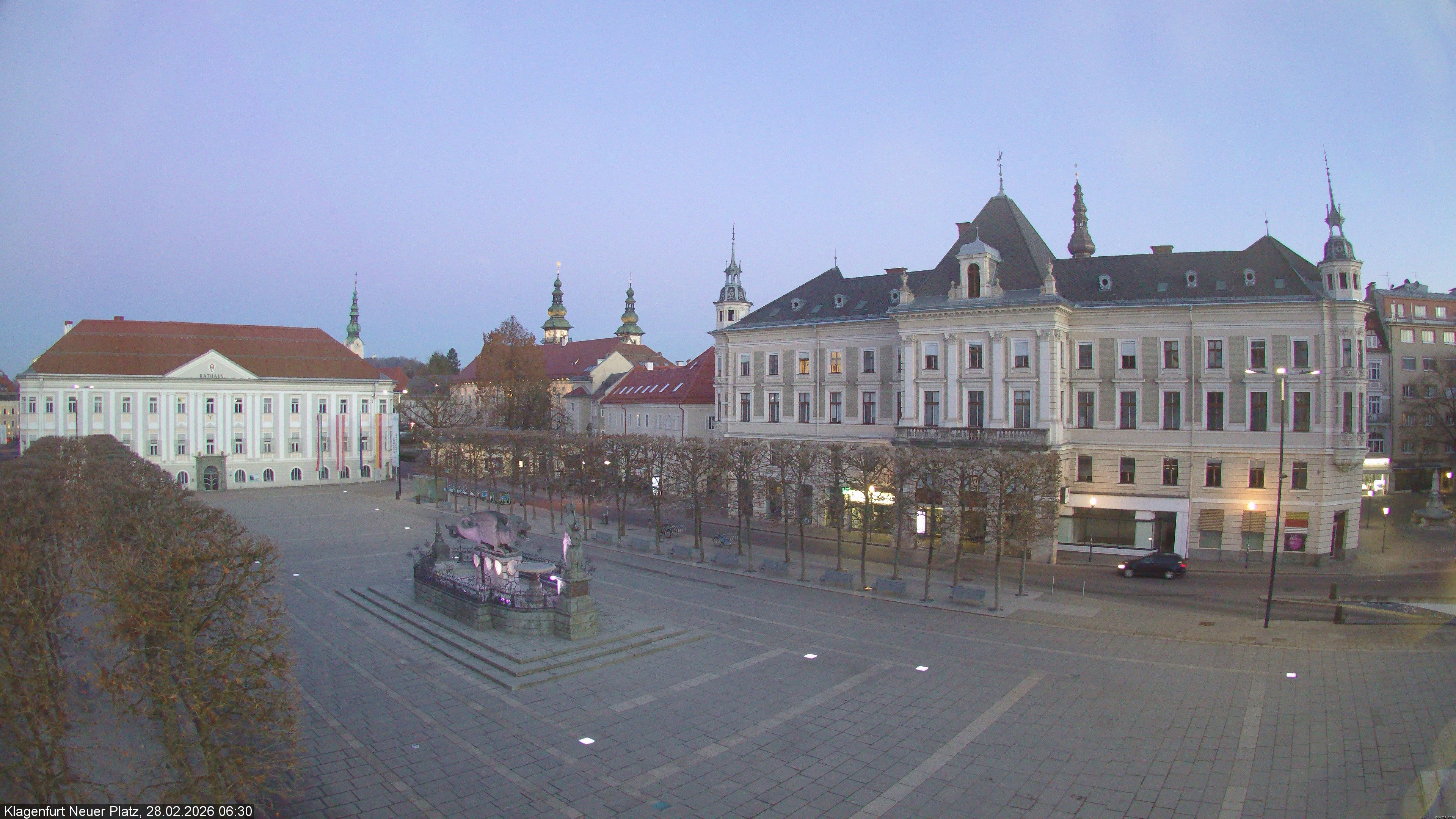Archiv Foto Webcam Neuer Platz (Klagenfurt)