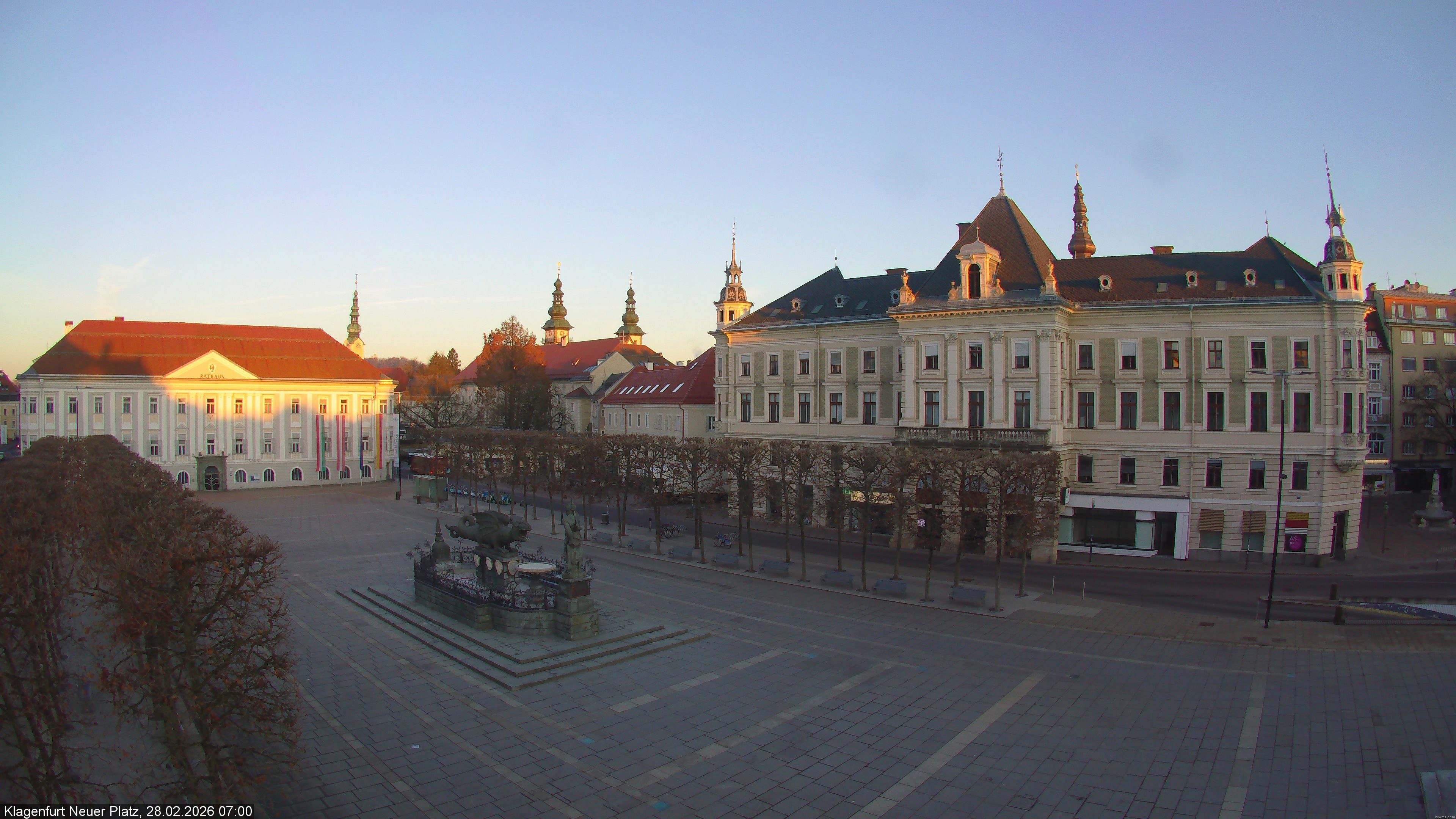 Archiv Foto Webcam Neuer Platz (Klagenfurt)