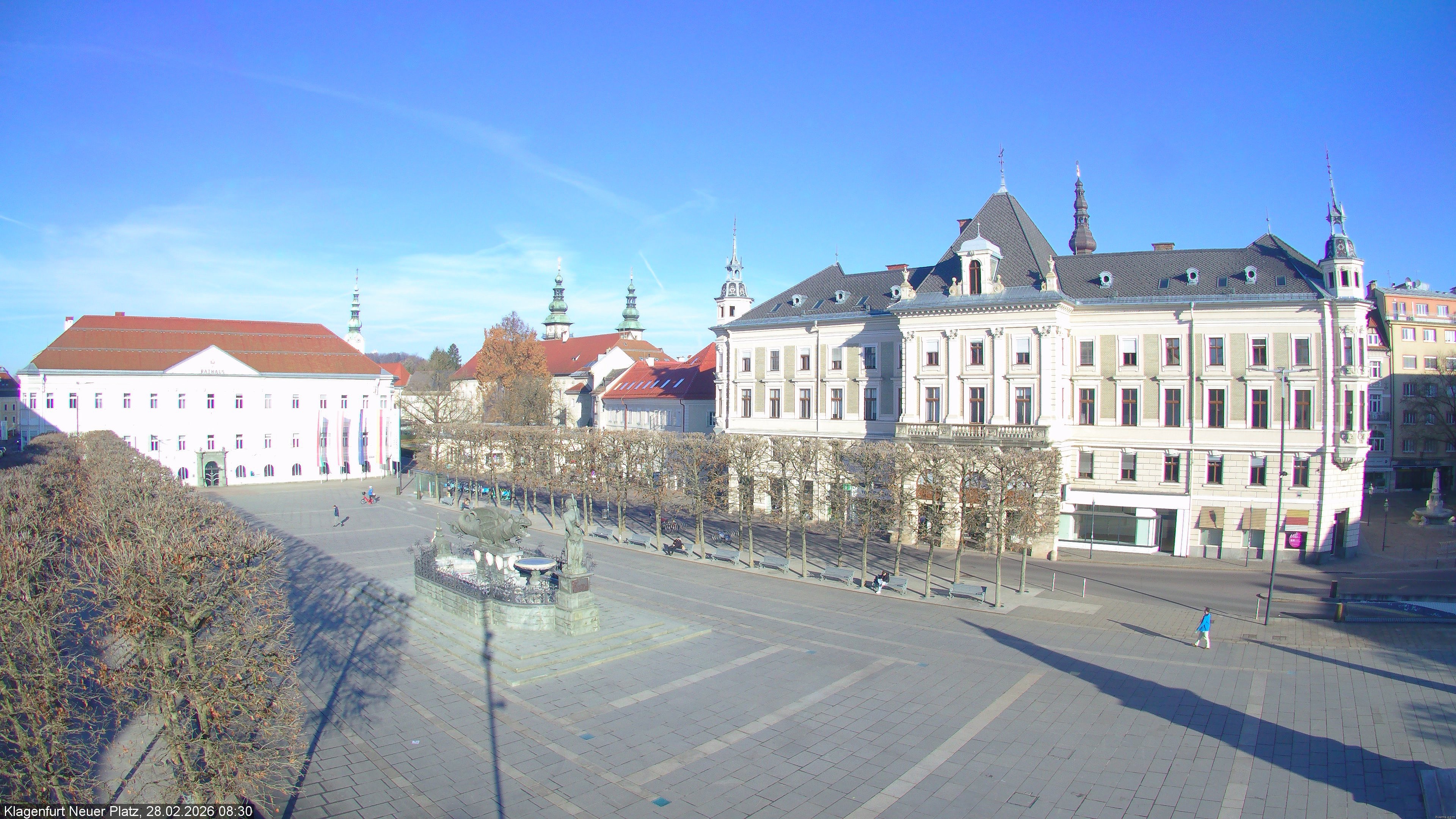 Archiv Foto Webcam Neuer Platz (Klagenfurt)
