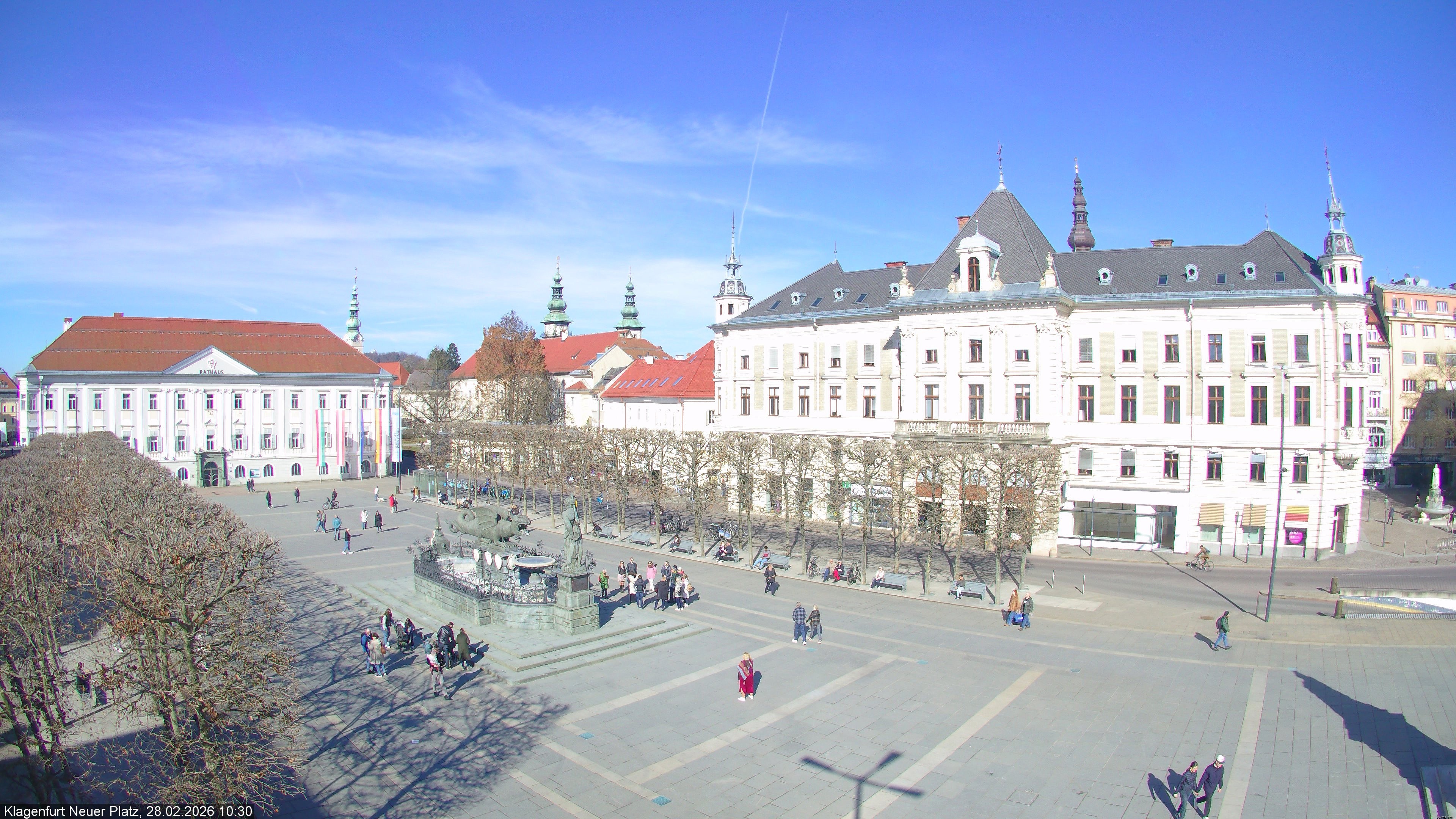 Archiv Foto Webcam Neuer Platz (Klagenfurt)