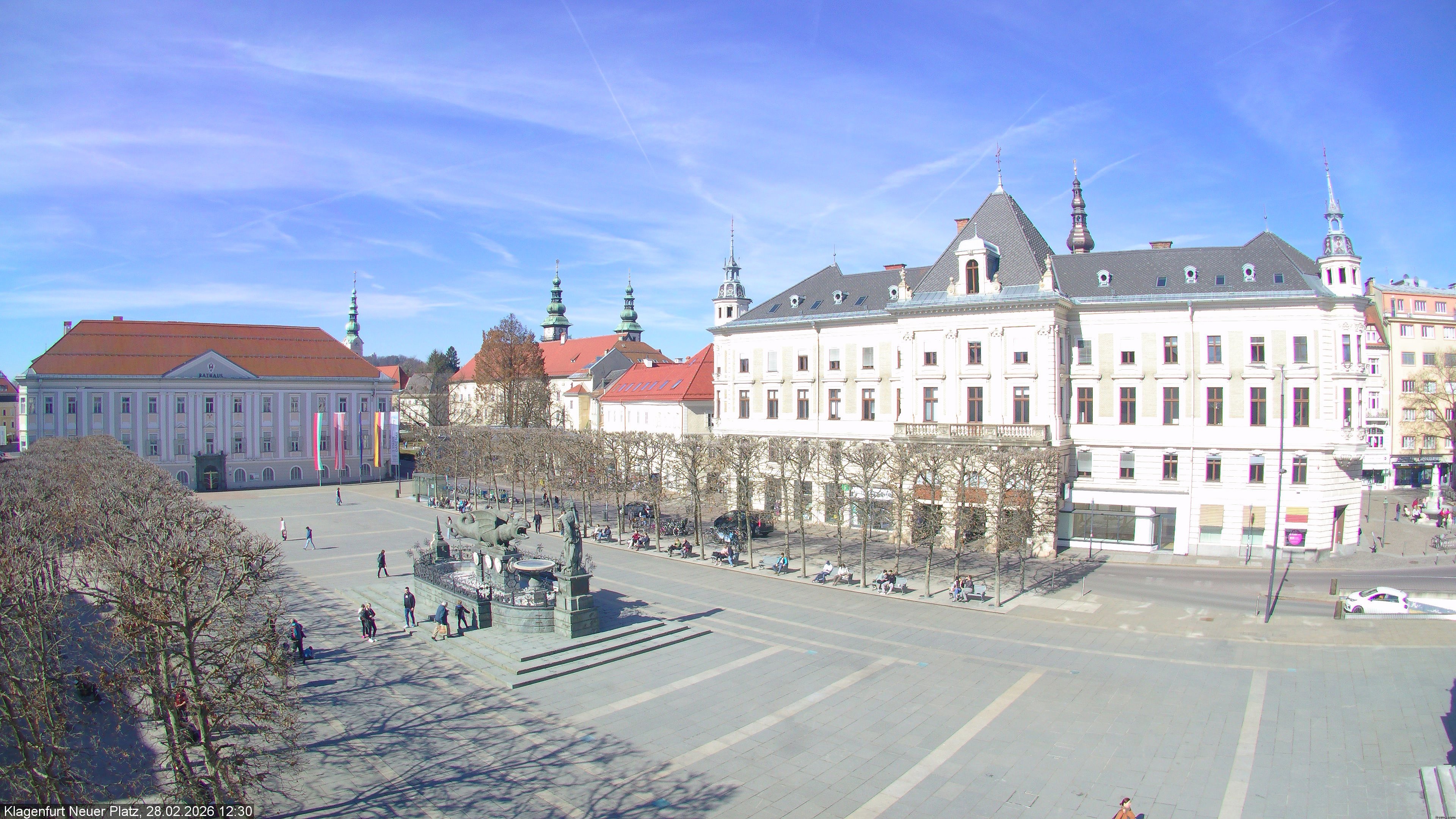 Archiv Foto Webcam Neuer Platz (Klagenfurt)