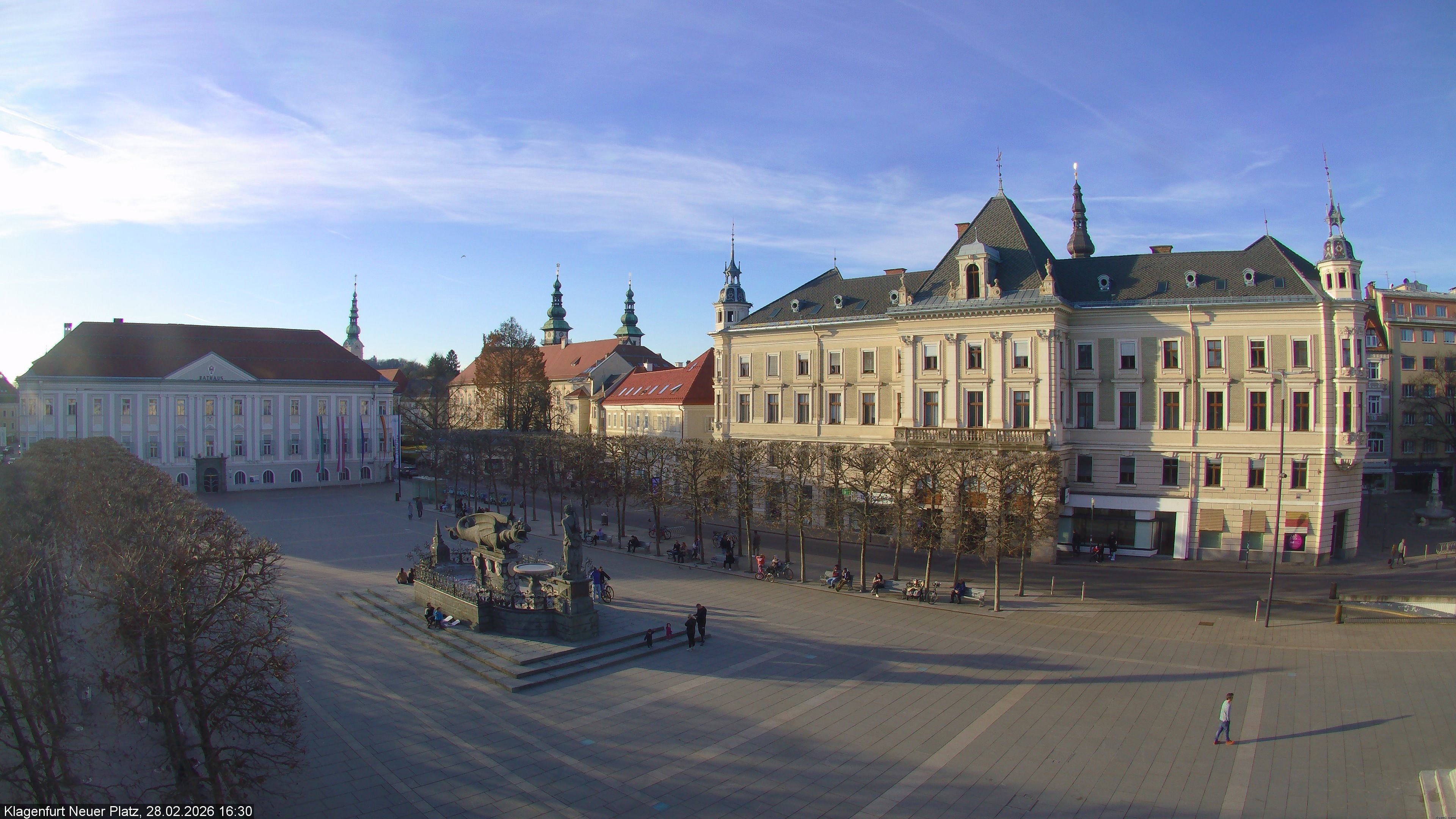 Archiv Foto Webcam Neuer Platz (Klagenfurt)