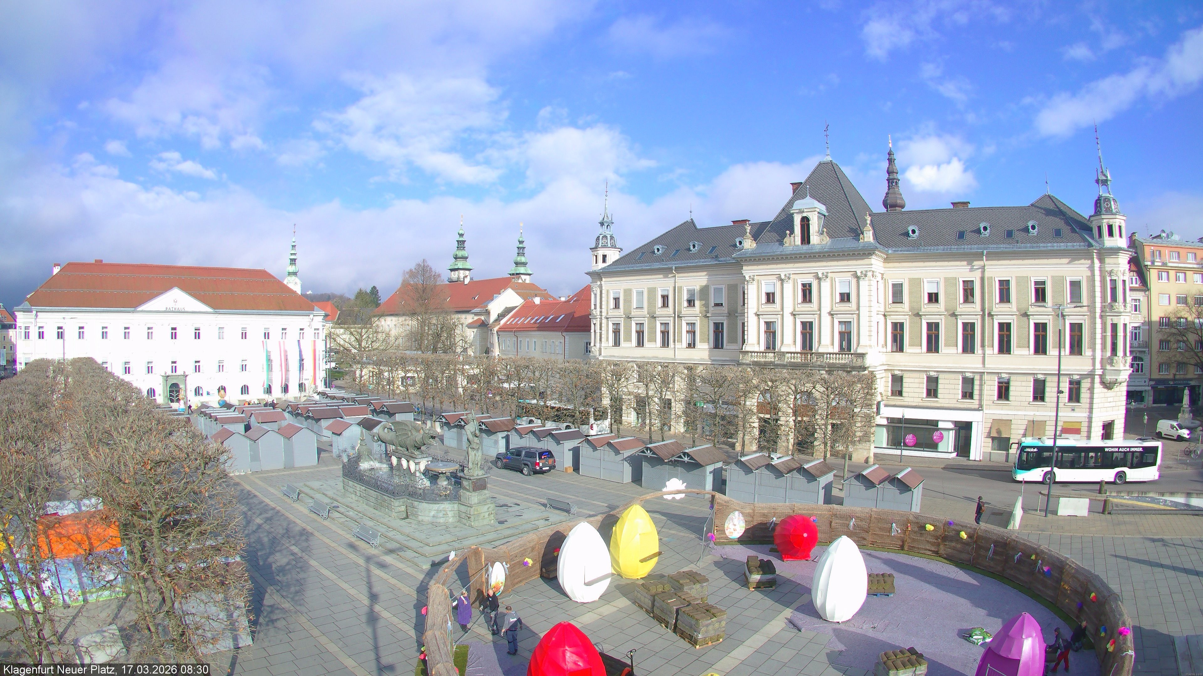 Archiv Foto Webcam Neuer Platz (Klagenfurt)