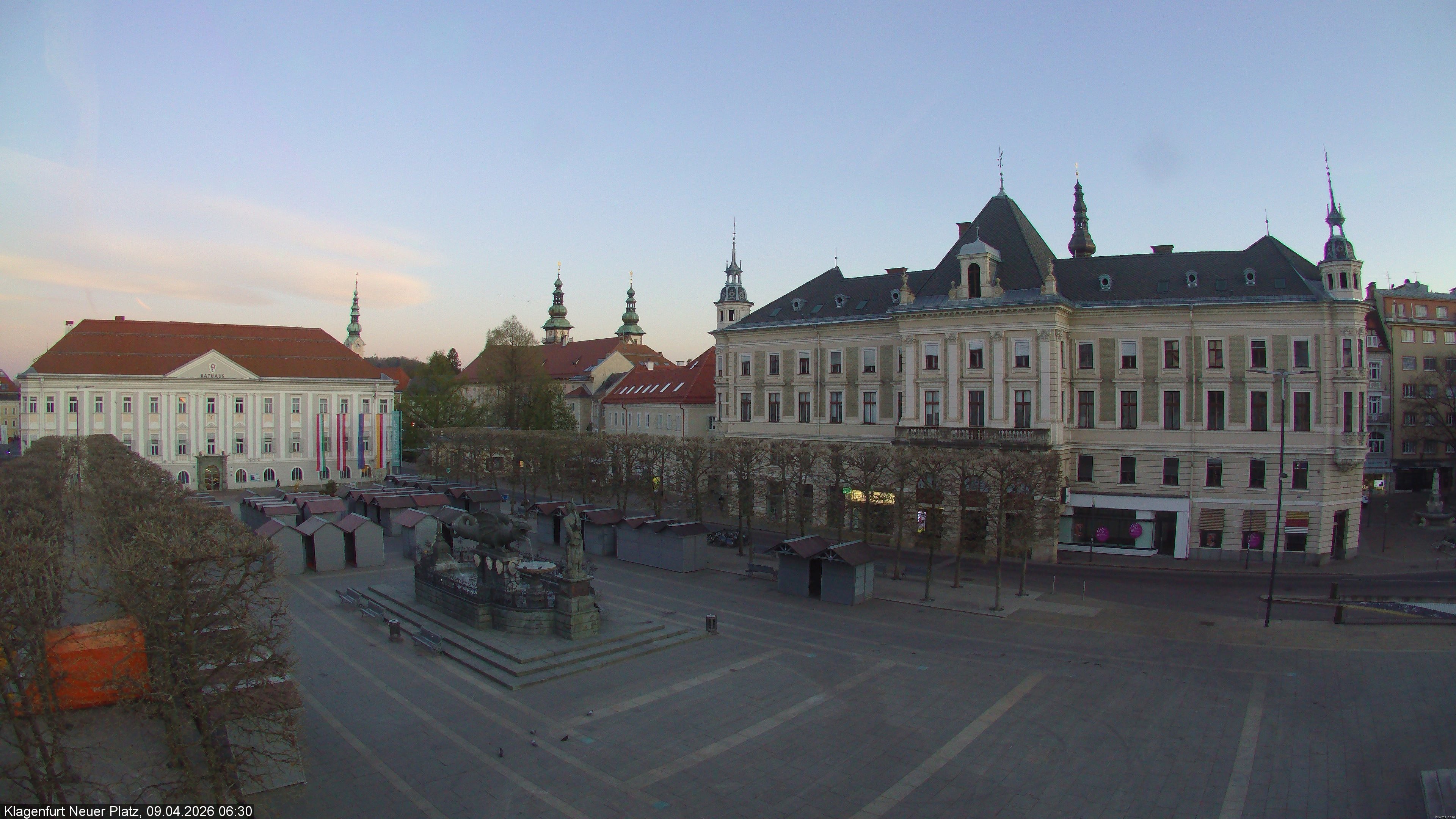 Archiv Foto Webcam Neuer Platz (Klagenfurt)