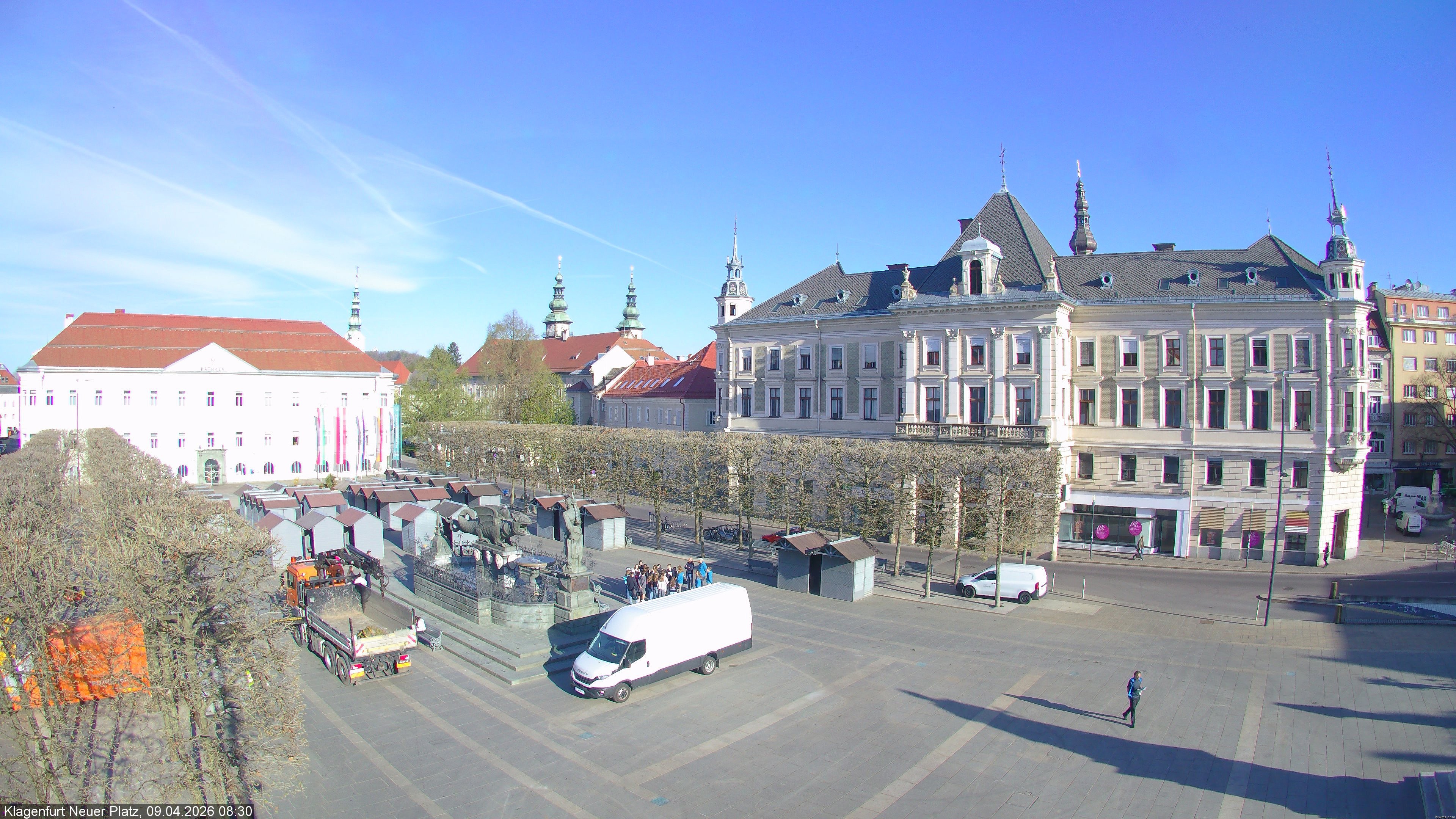 Archiv Foto Webcam Neuer Platz (Klagenfurt)