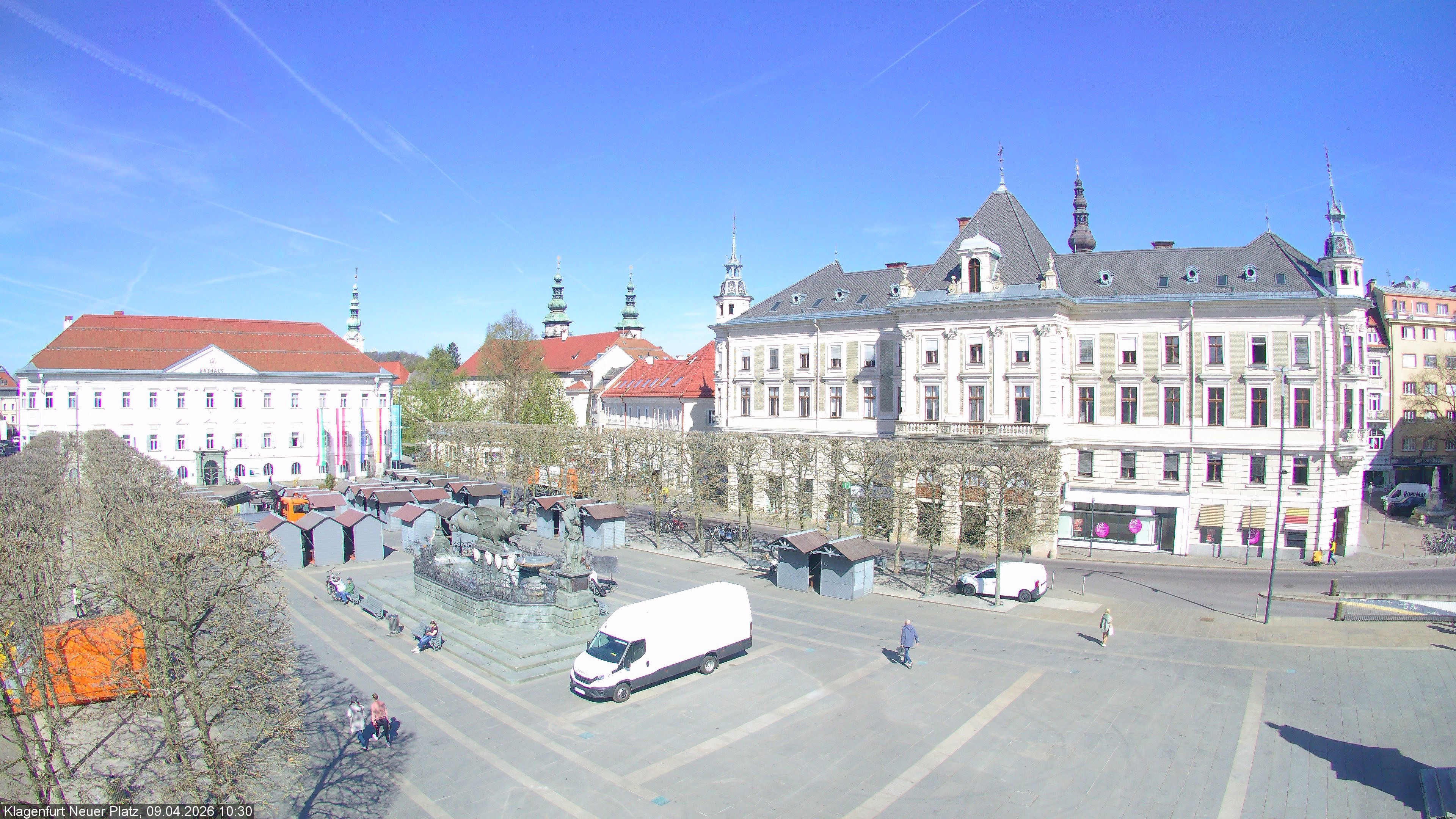 Archiv Foto Webcam Neuer Platz (Klagenfurt)
