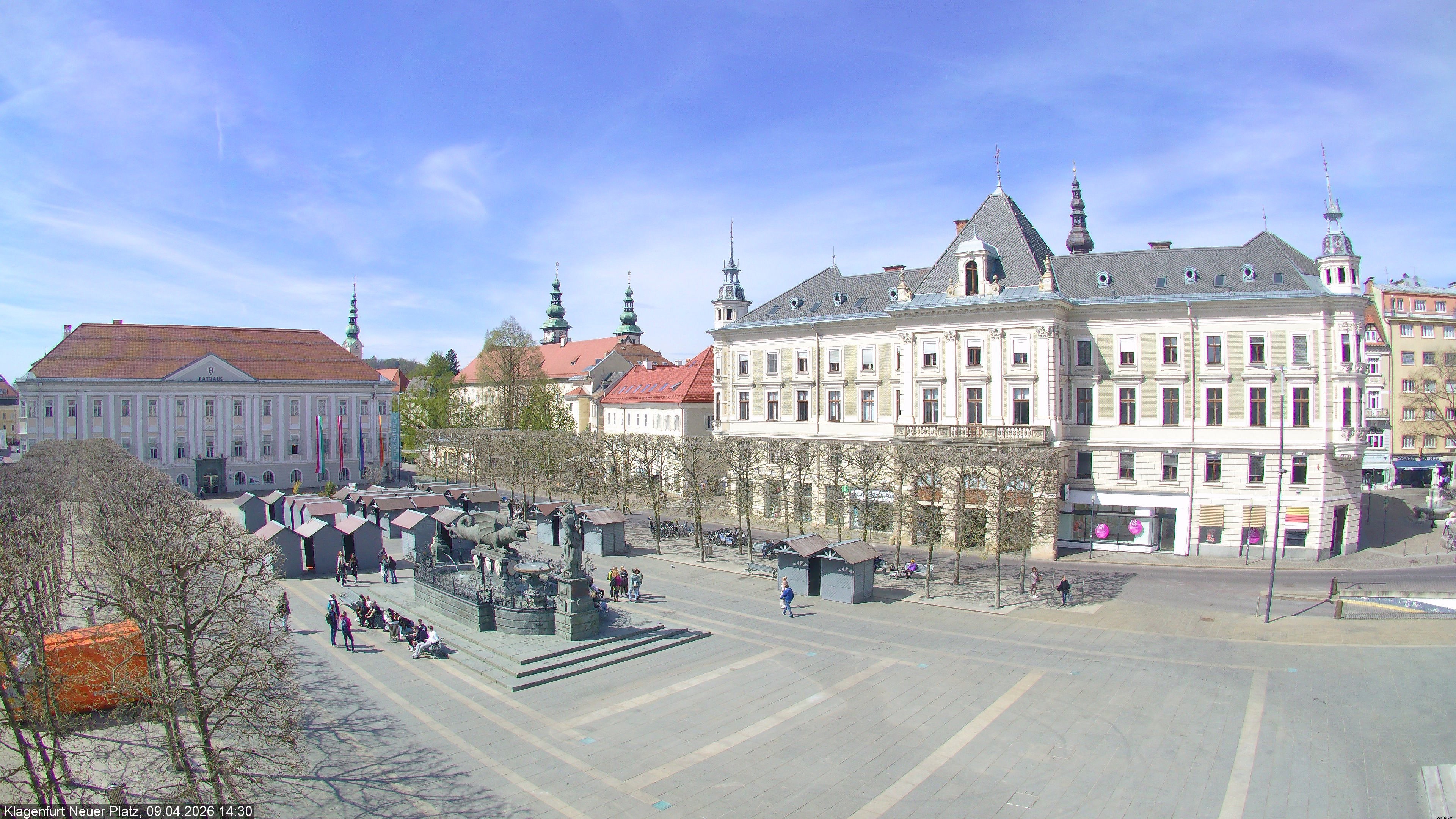 Archiv Foto Webcam Neuer Platz (Klagenfurt)