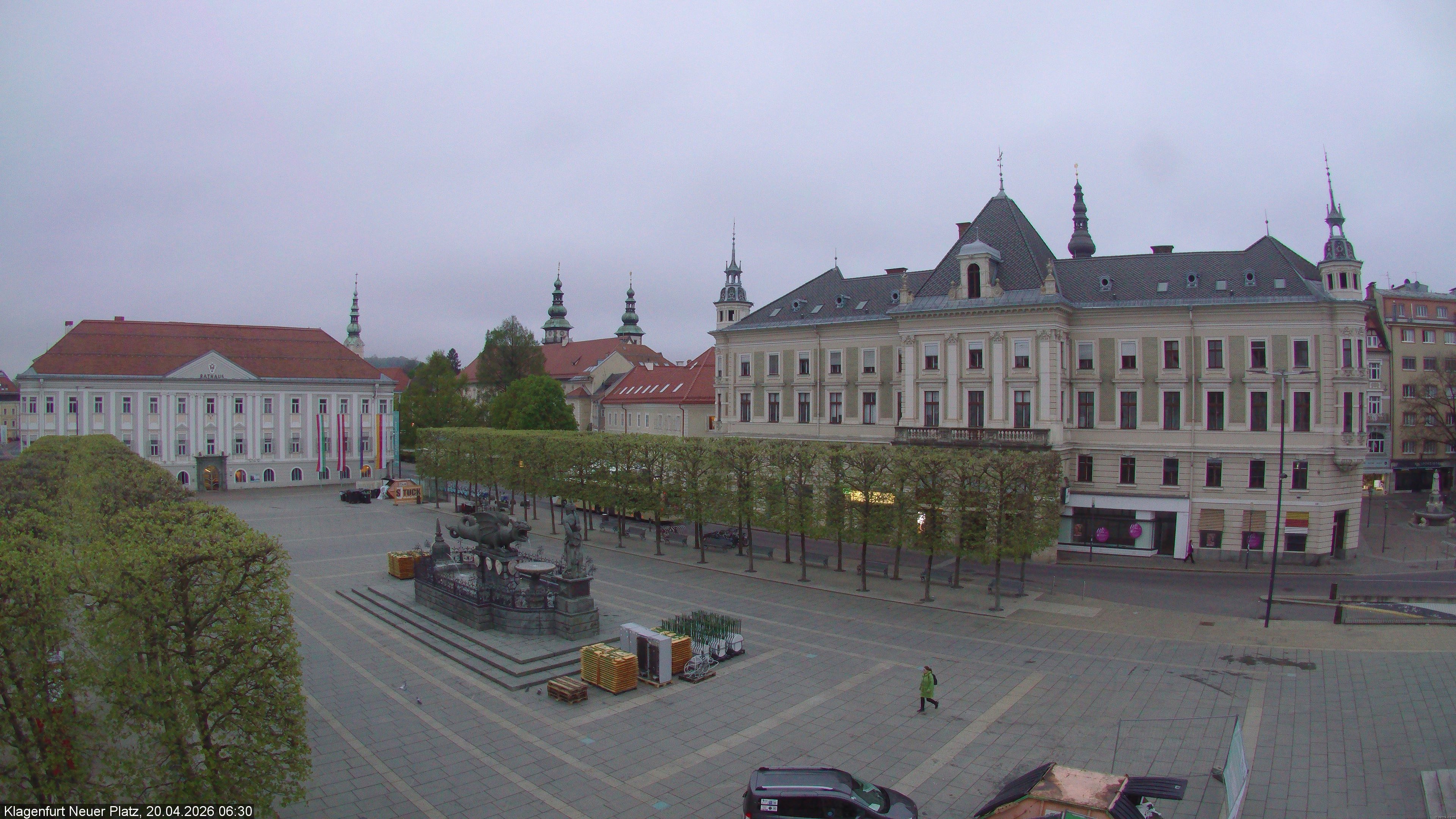 Archiv Foto Webcam Neuer Platz (Klagenfurt)