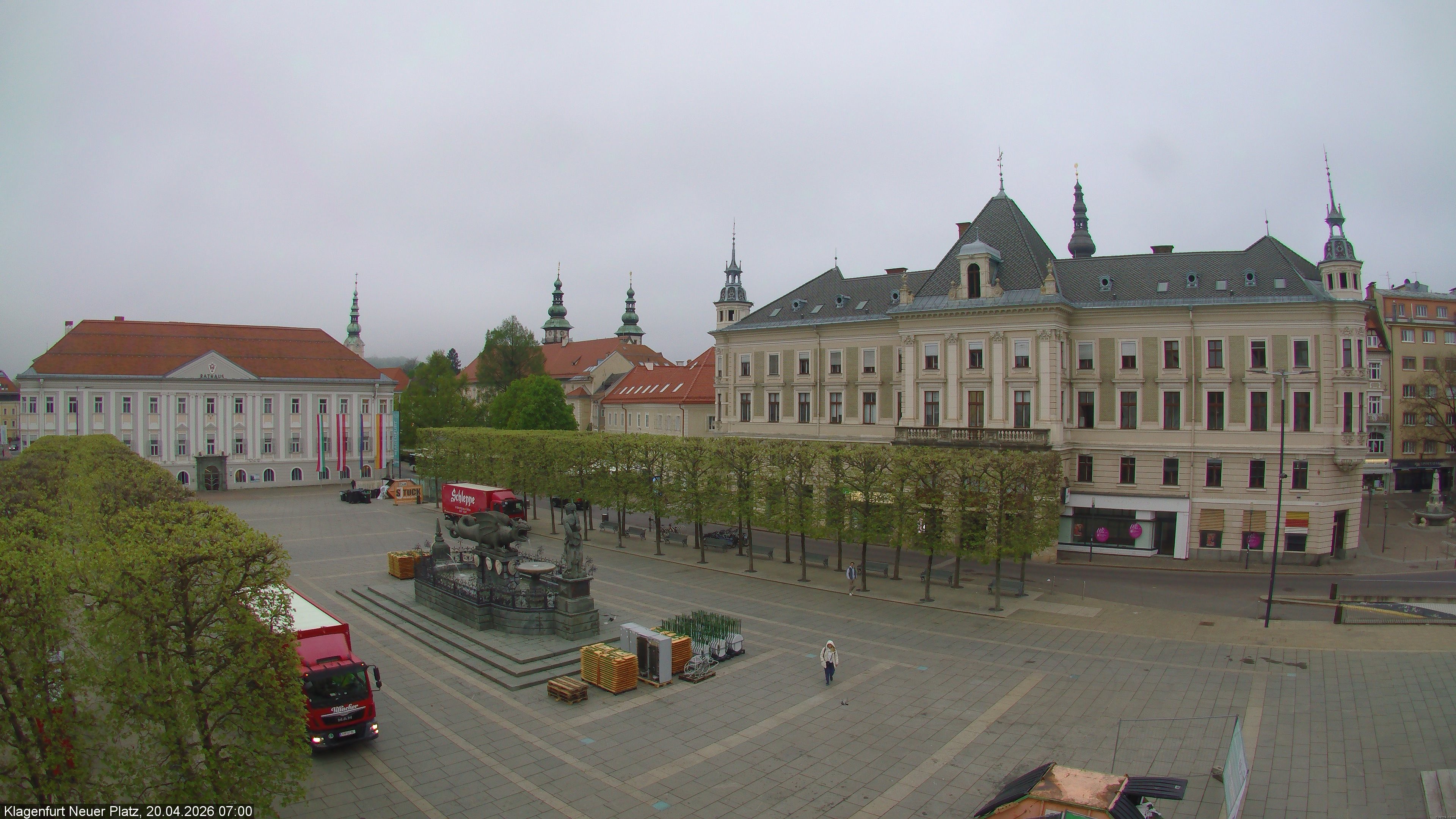 Archiv Foto Webcam Neuer Platz (Klagenfurt)