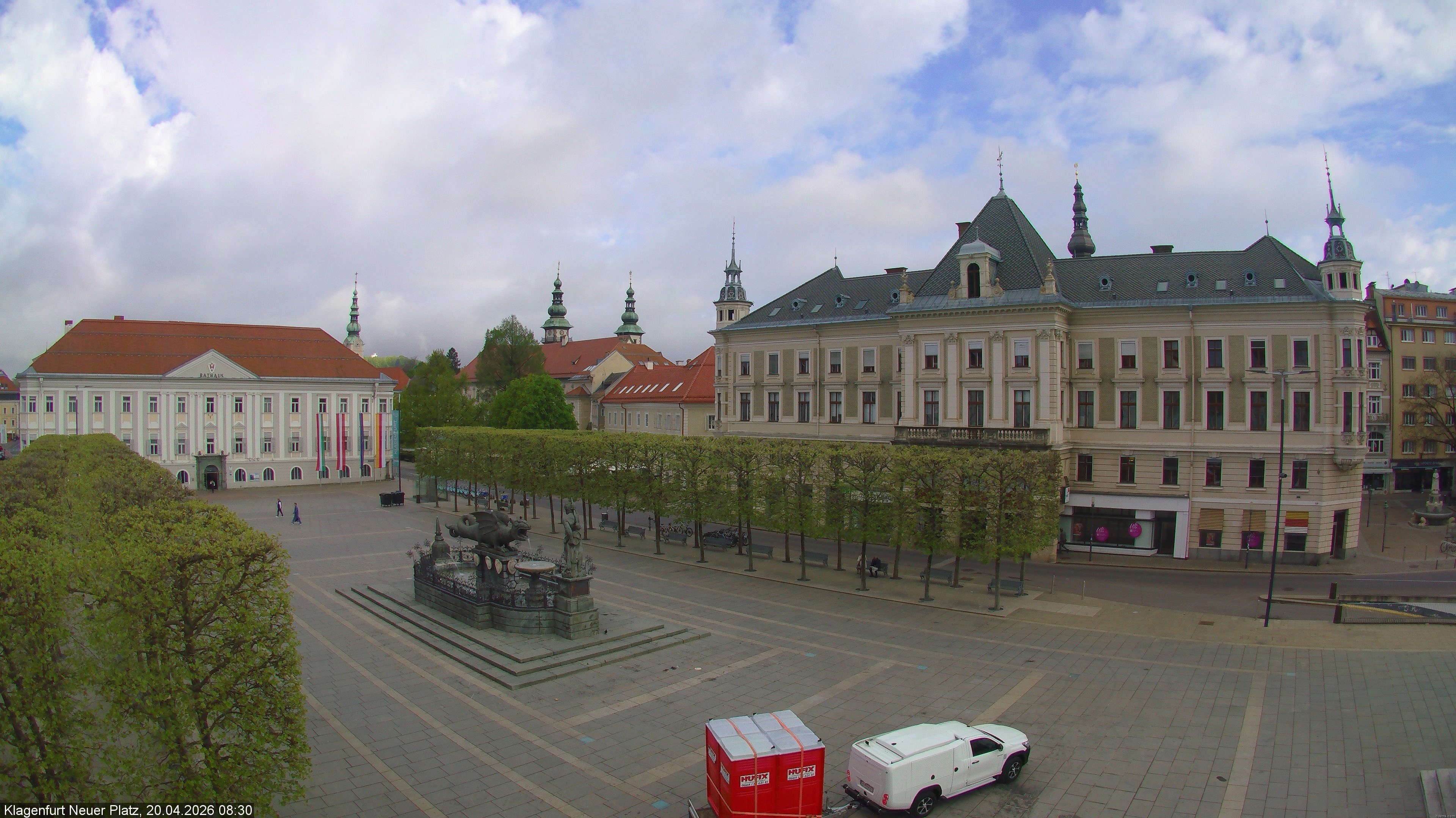 Archiv Foto Webcam Neuer Platz (Klagenfurt)