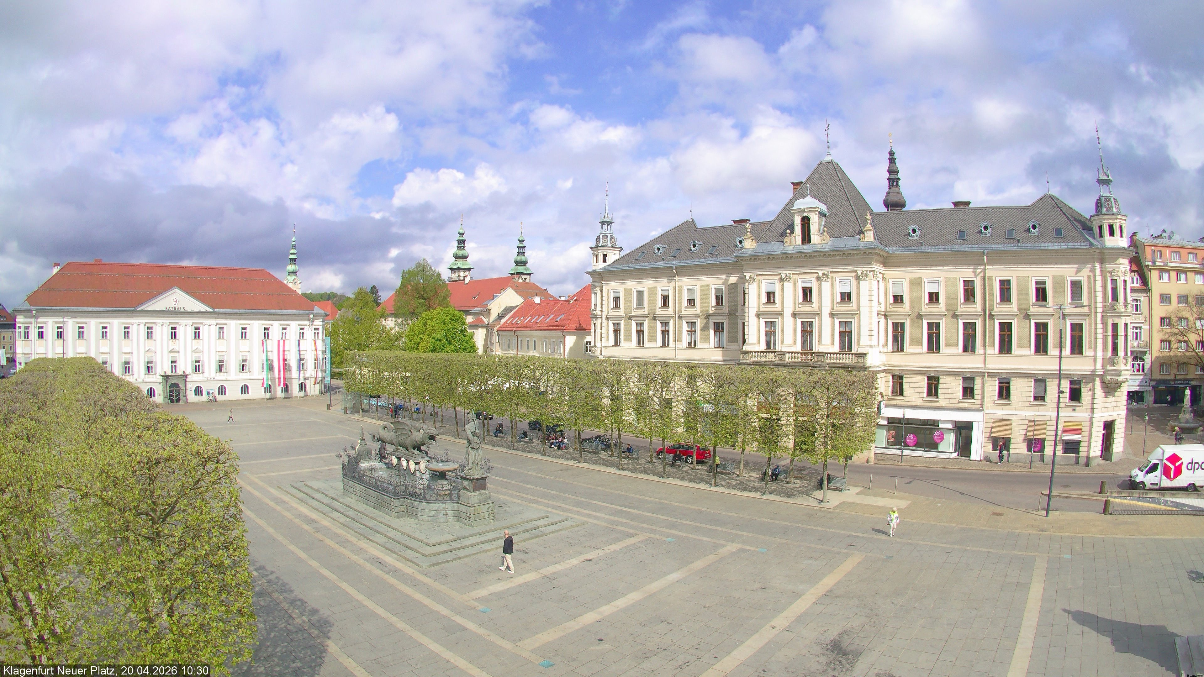 Archiv Foto Webcam Neuer Platz (Klagenfurt)