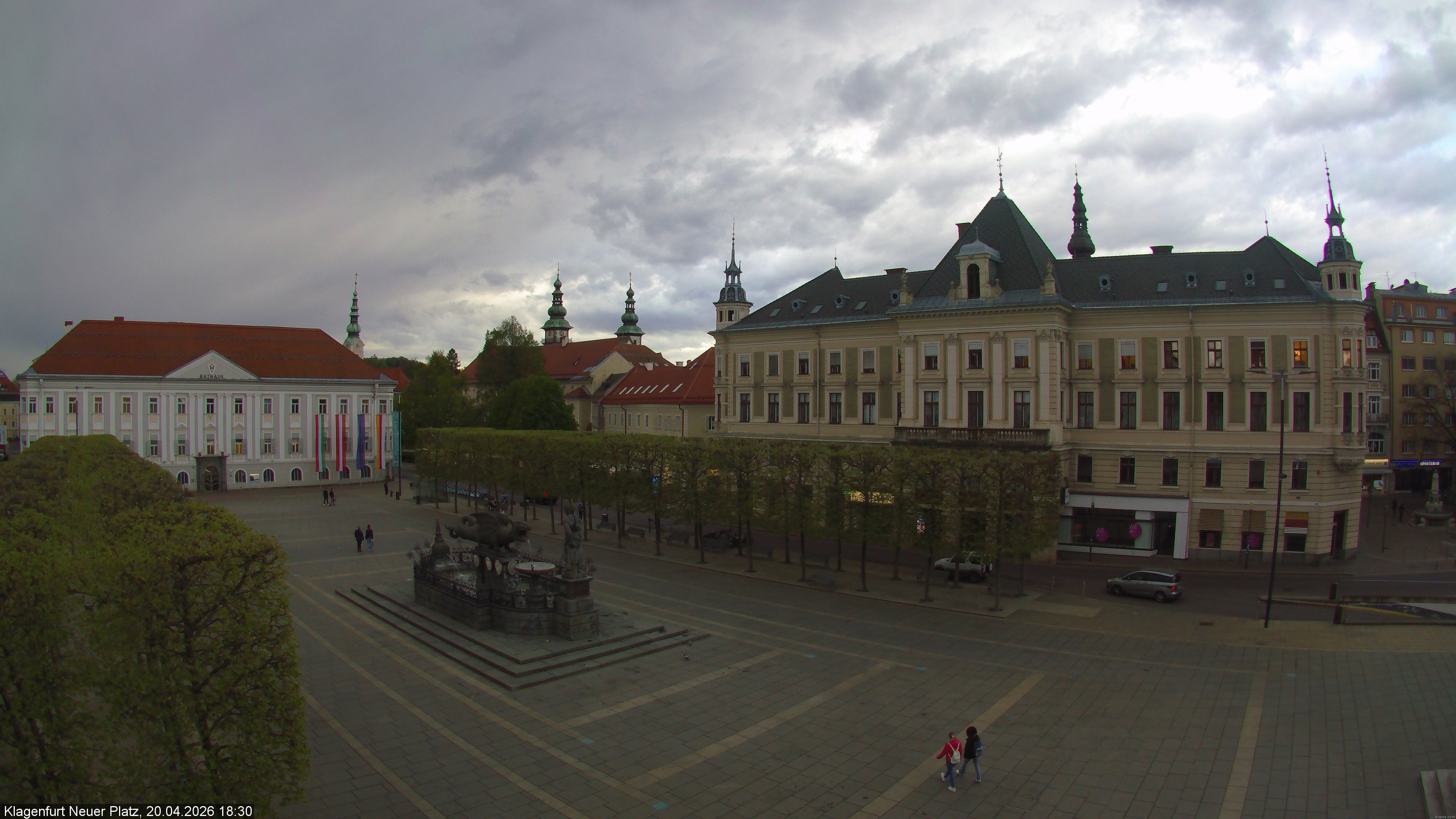 Archiv Foto Webcam Neuer Platz (Klagenfurt)