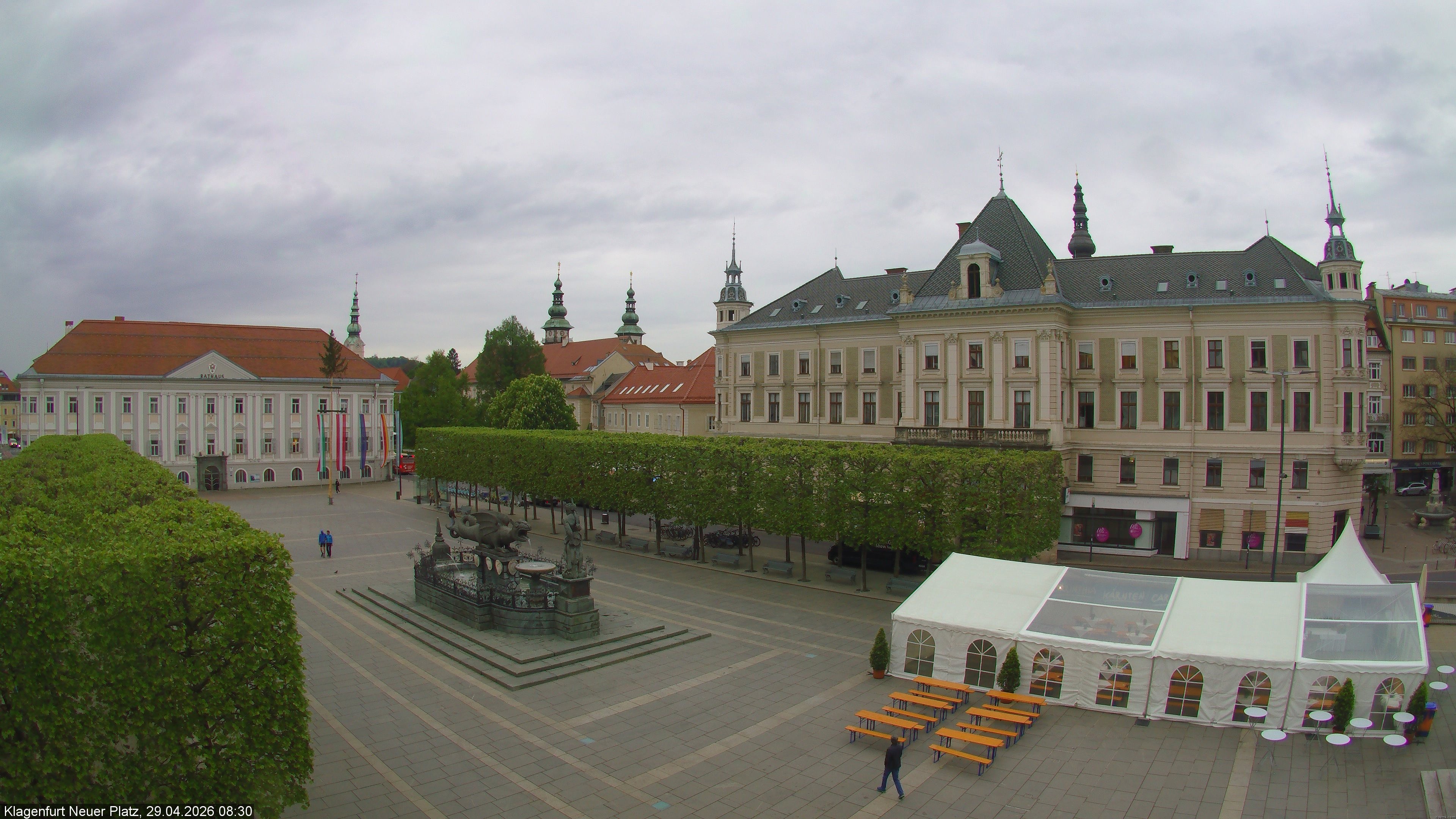 Archiv Foto Webcam Neuer Platz (Klagenfurt)