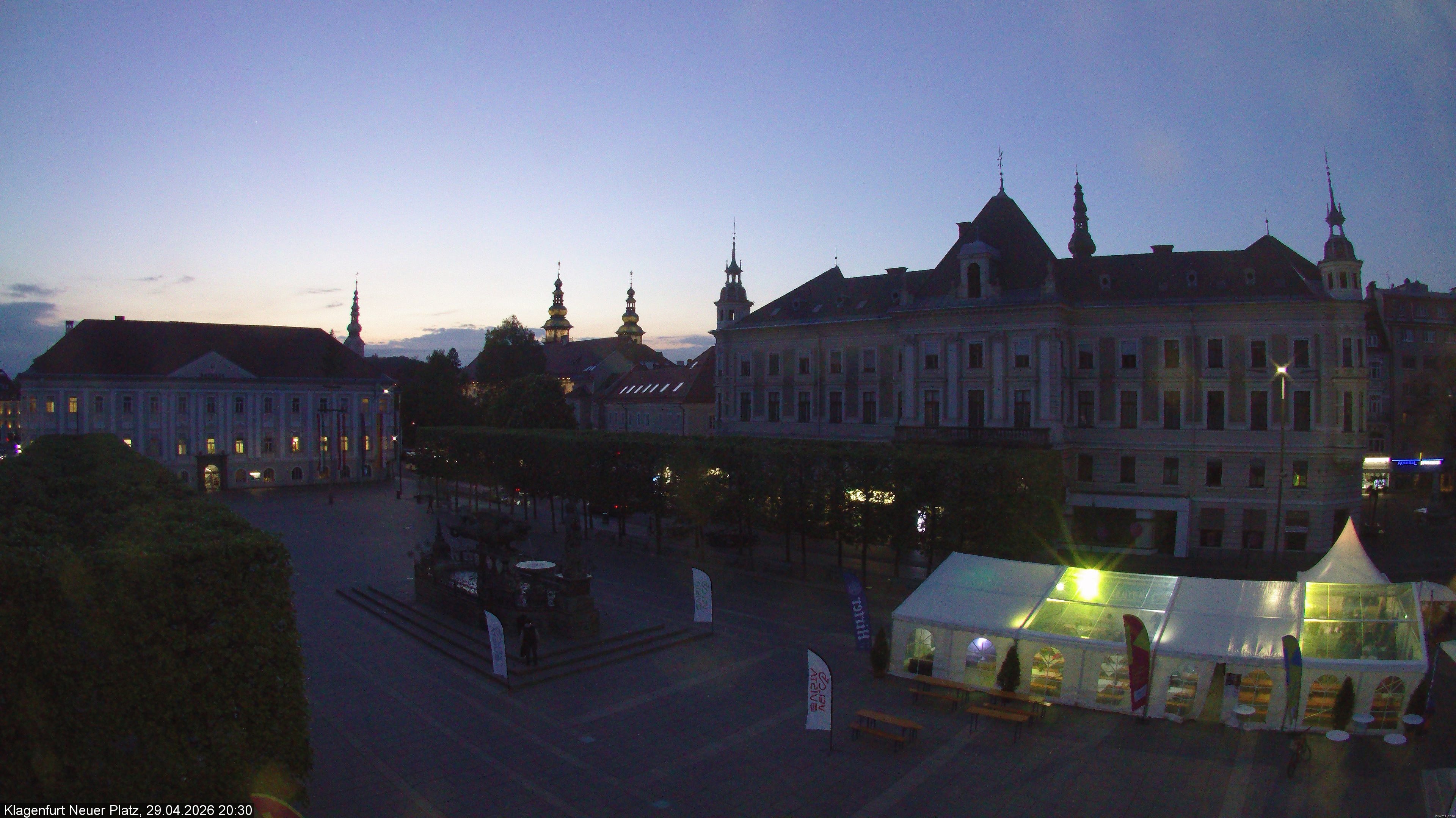 Archiv Foto Webcam Neuer Platz (Klagenfurt)