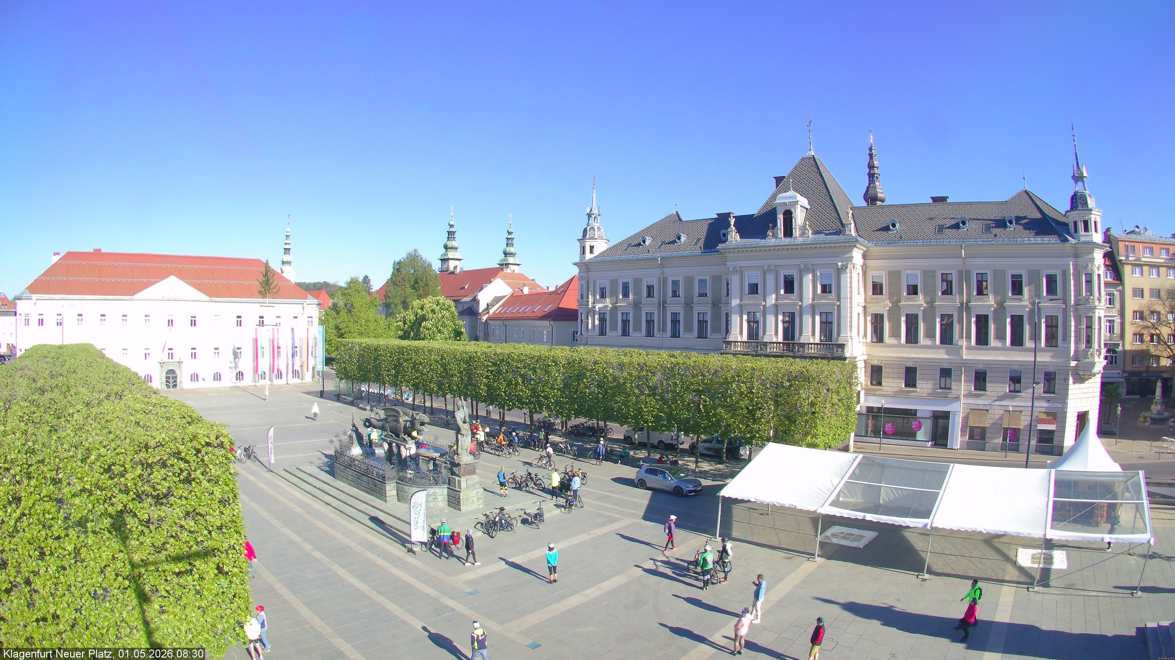 Archiv Foto Webcam Neuer Platz (Klagenfurt)