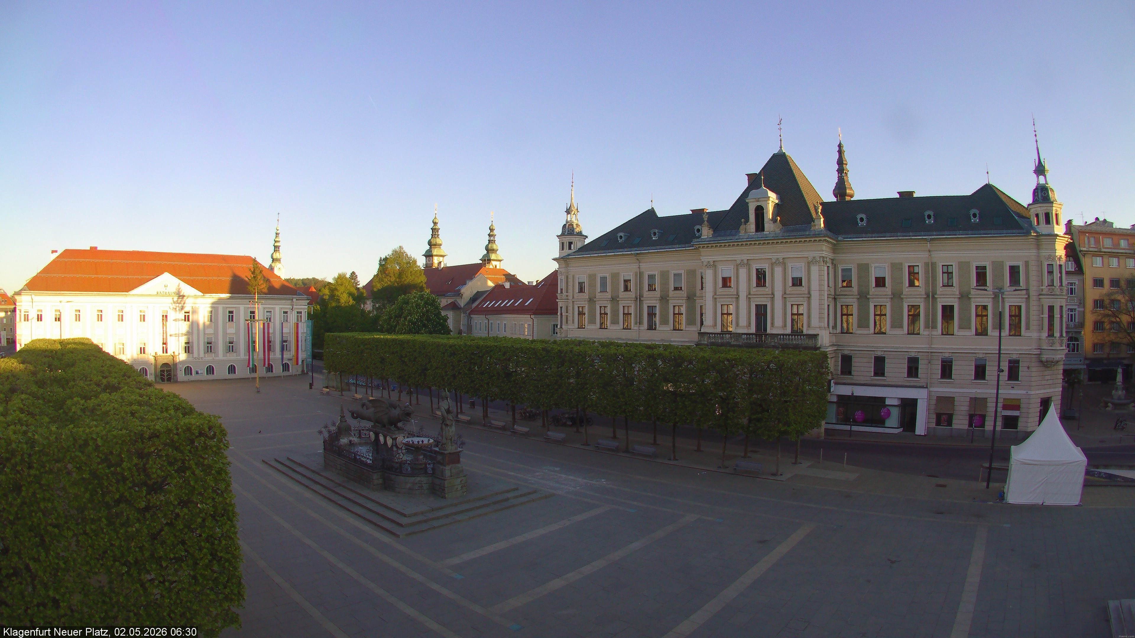 Archiv Foto Webcam Neuer Platz (Klagenfurt)
