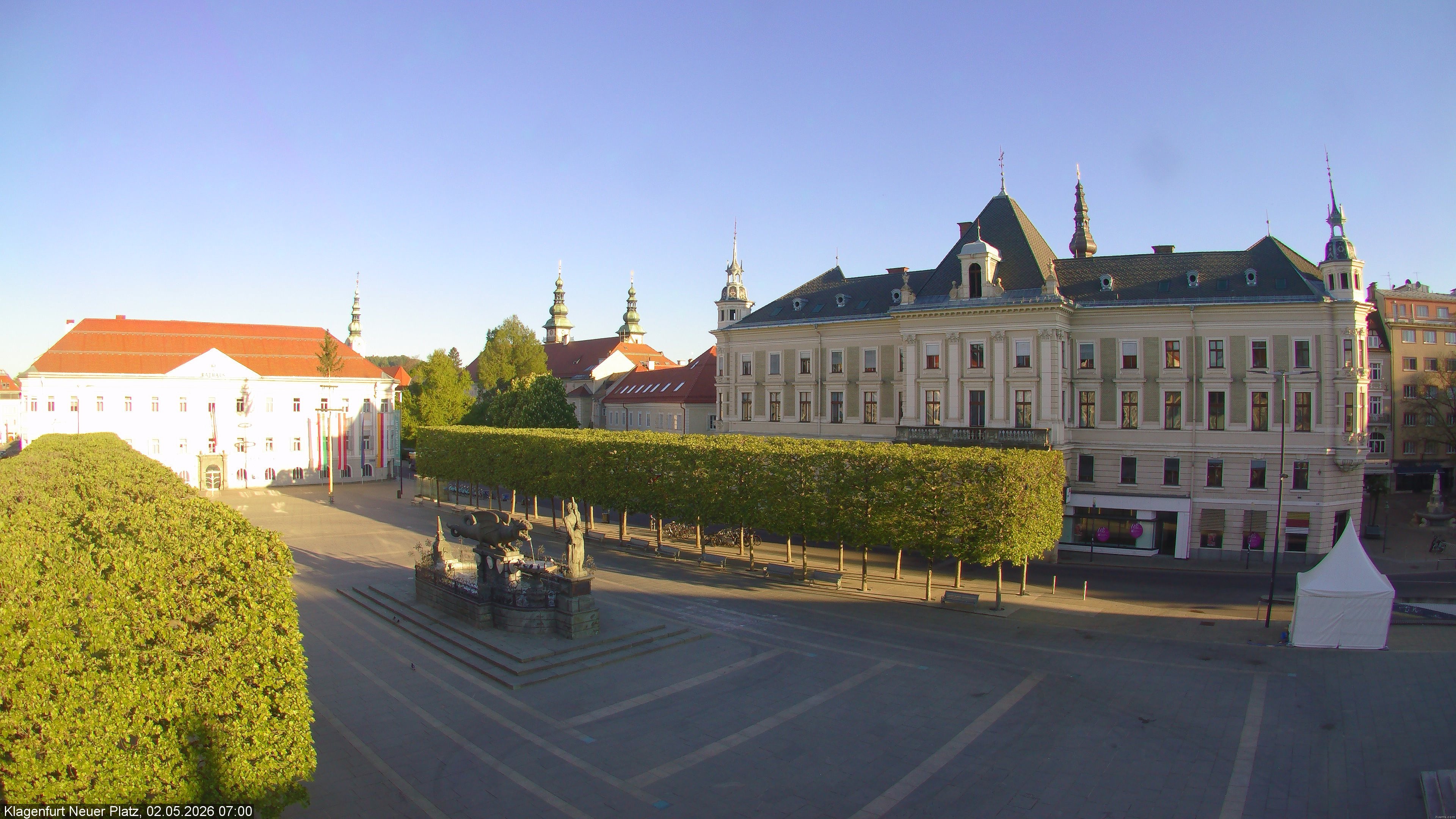 Archiv Foto Webcam Neuer Platz (Klagenfurt)