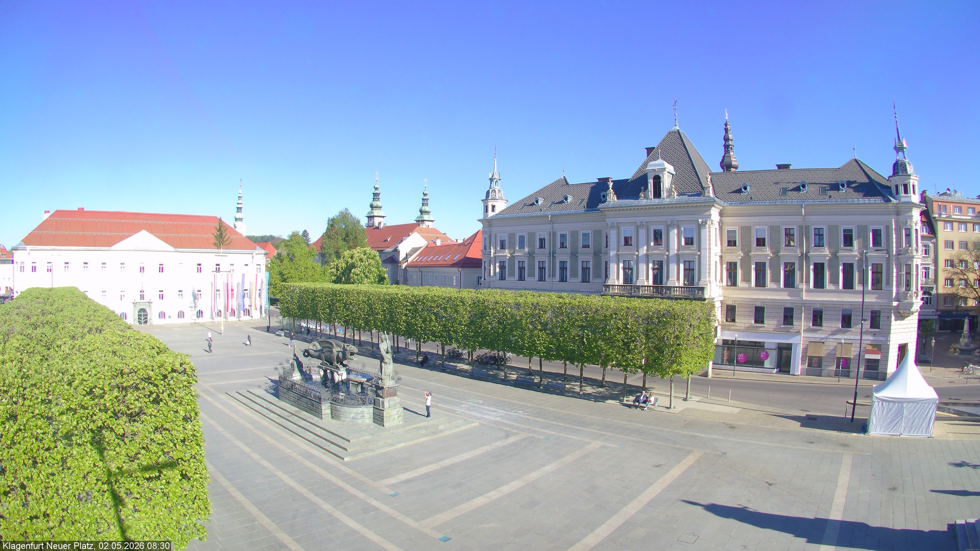 Archiv Foto Webcam Neuer Platz (Klagenfurt)