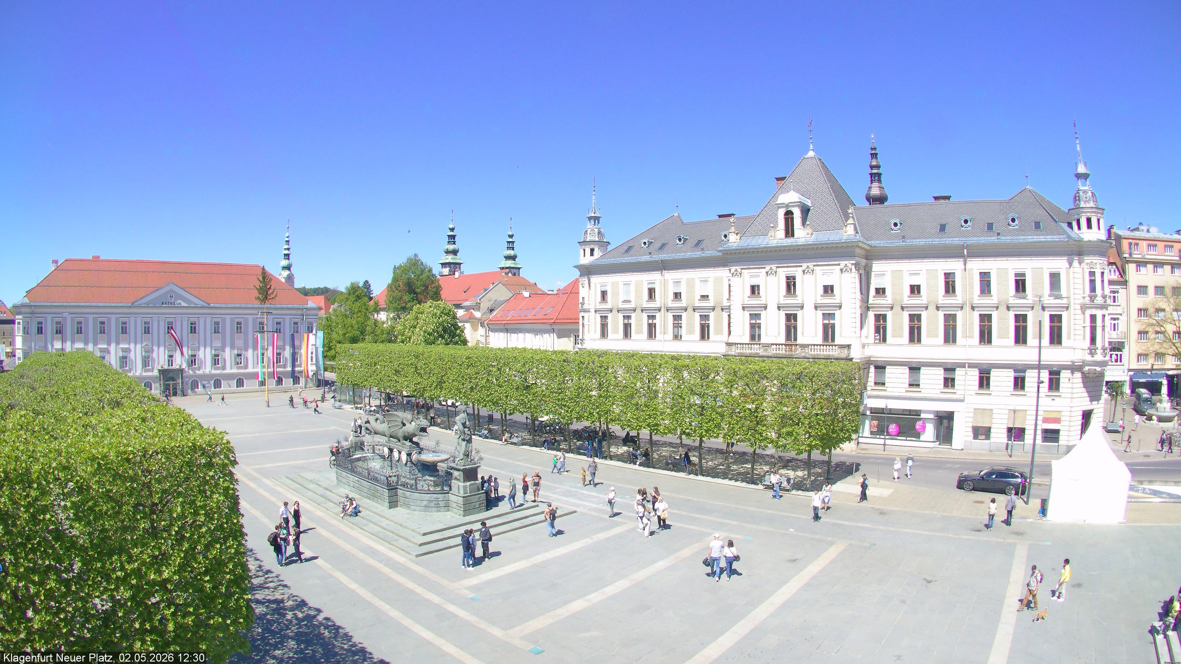 Archiv Foto Webcam Neuer Platz (Klagenfurt)