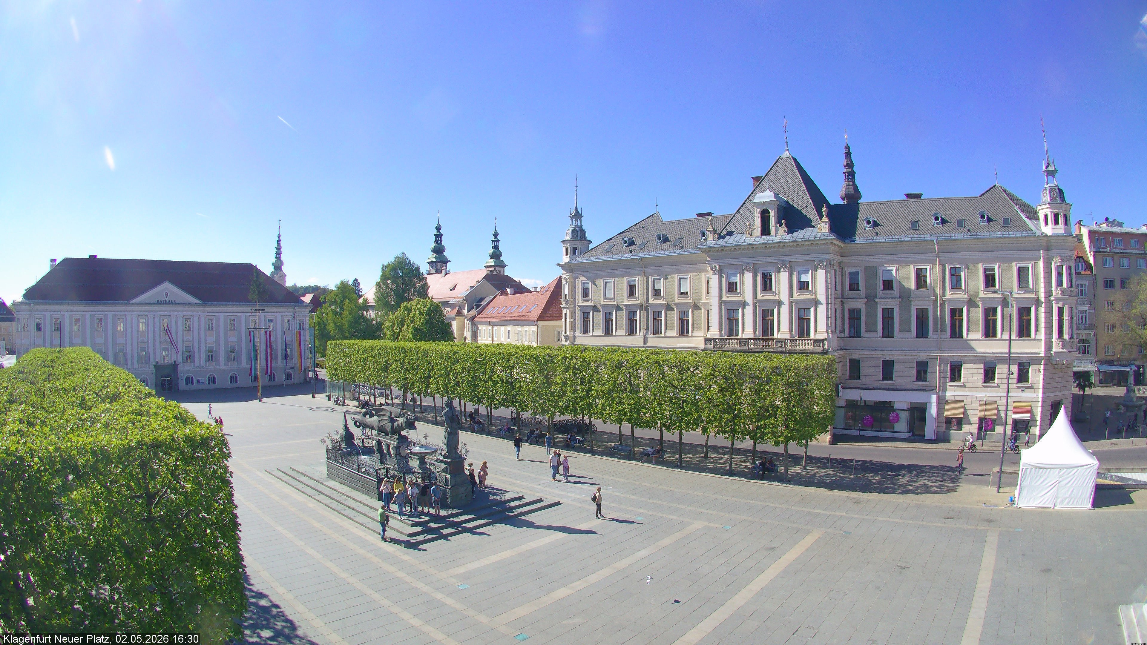 Archiv Foto Webcam Neuer Platz (Klagenfurt)