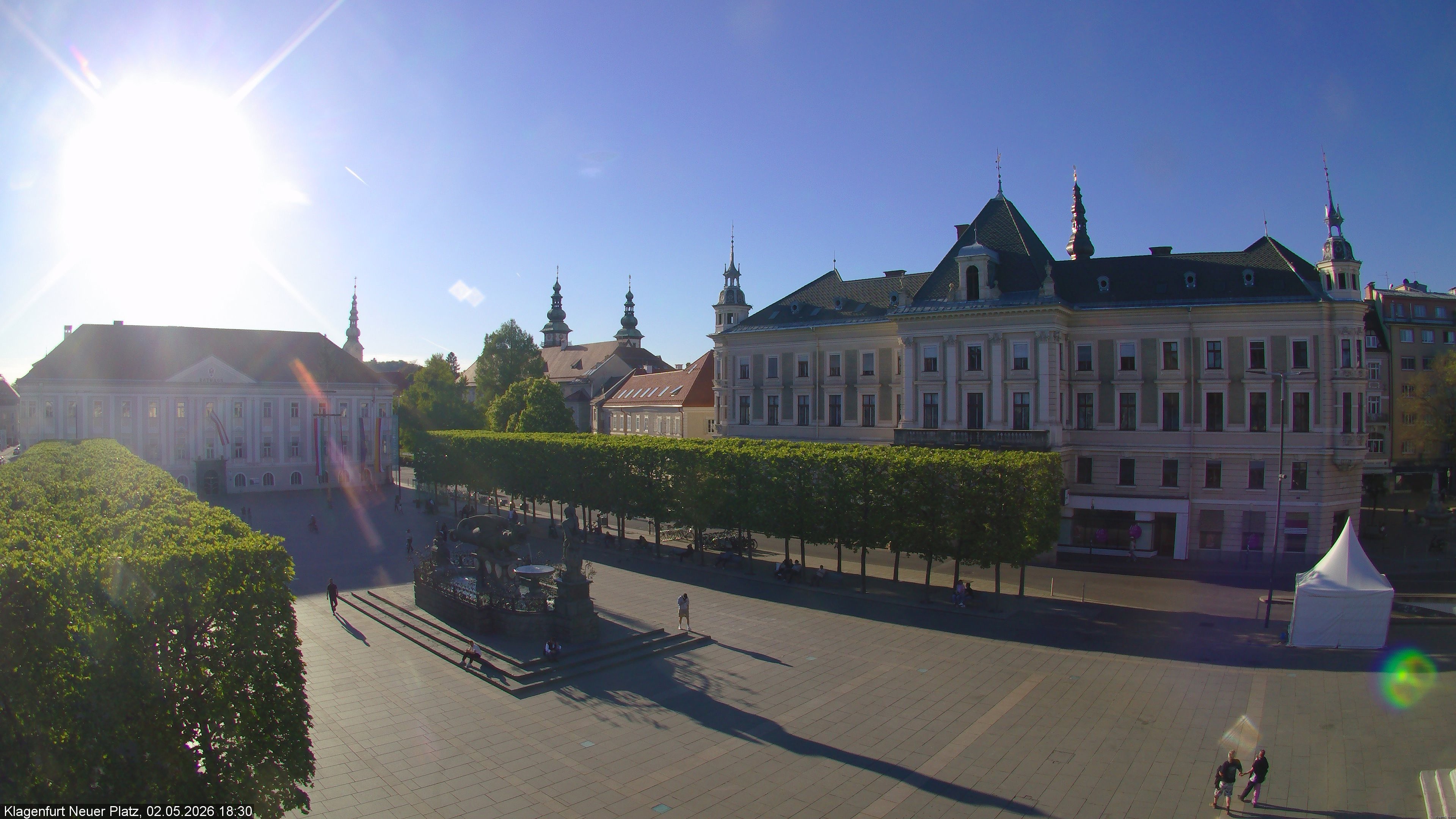 Archiv Foto Webcam Neuer Platz (Klagenfurt)