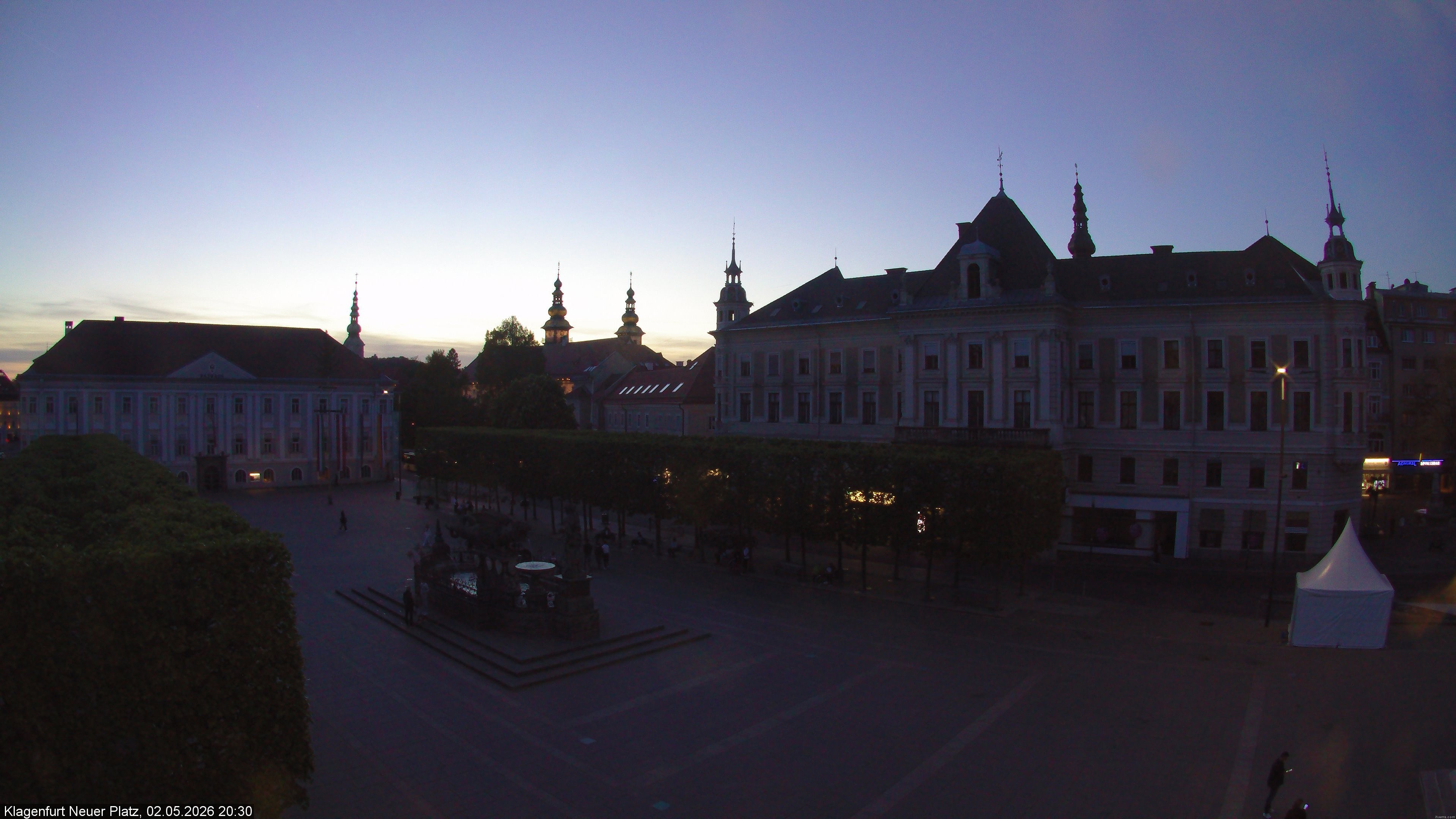 Archiv Foto Webcam Neuer Platz (Klagenfurt)