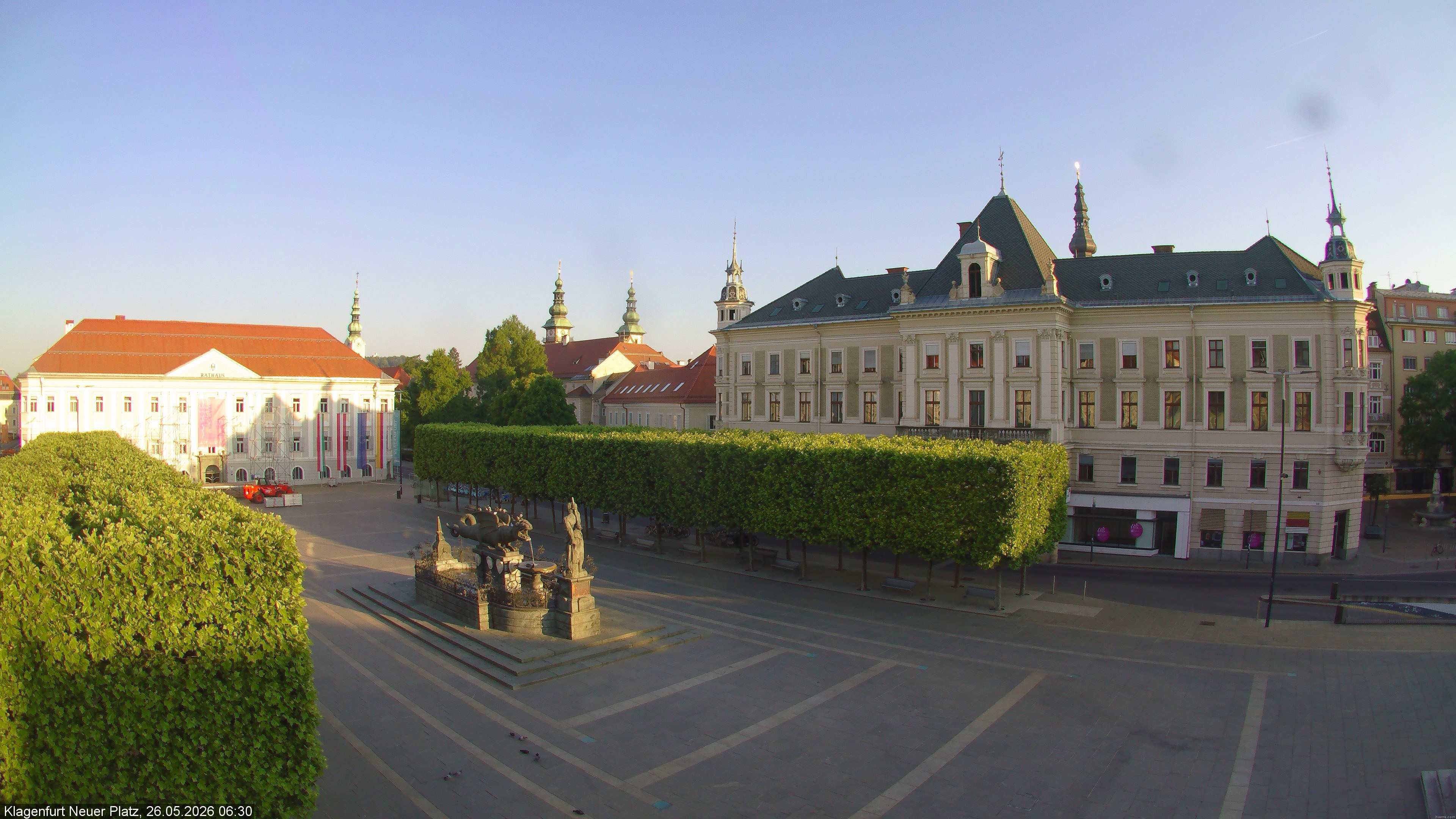Archiv Foto Webcam Neuer Platz (Klagenfurt)