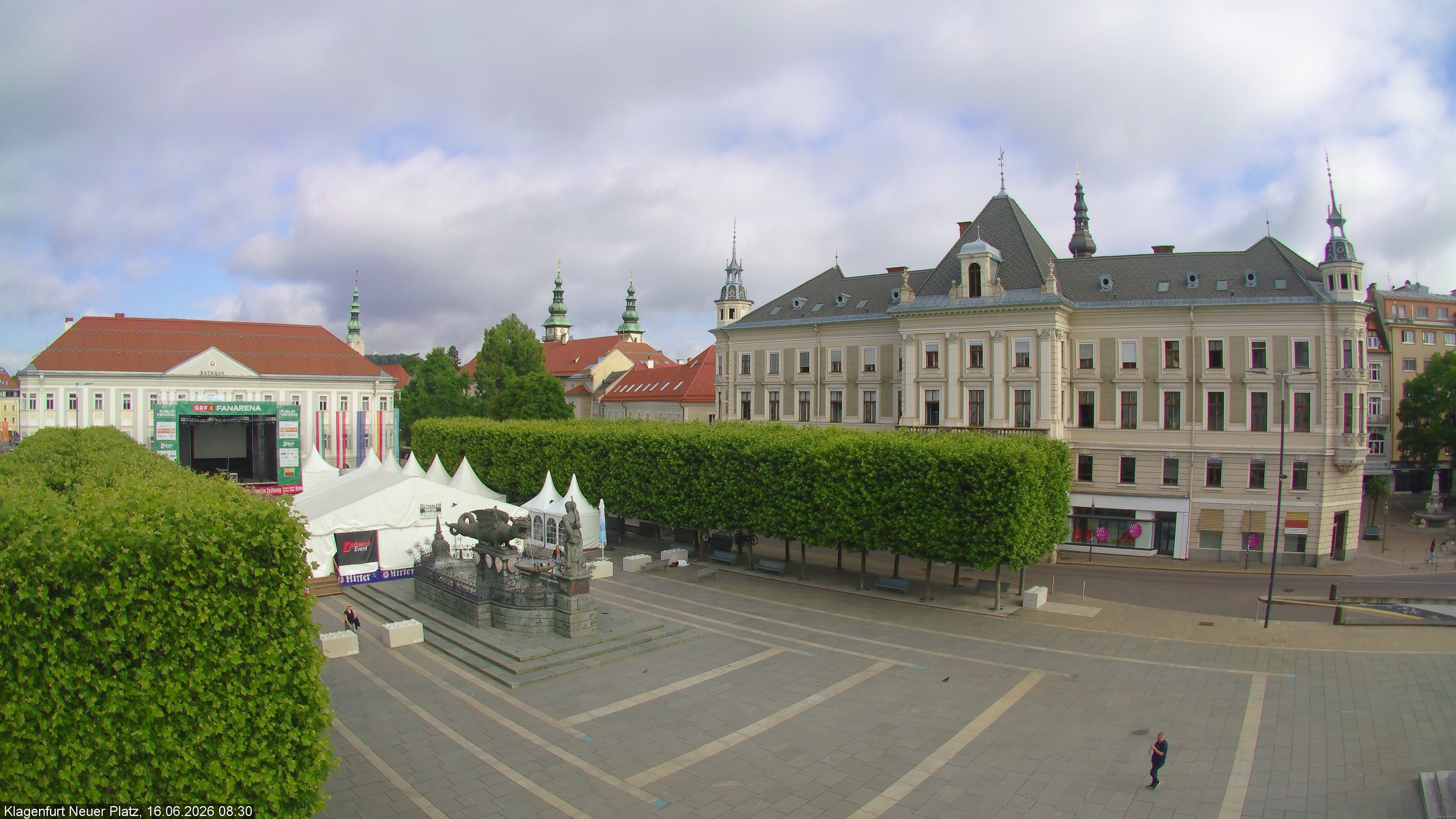 Archiv Foto Webcam Neuer Platz (Klagenfurt)