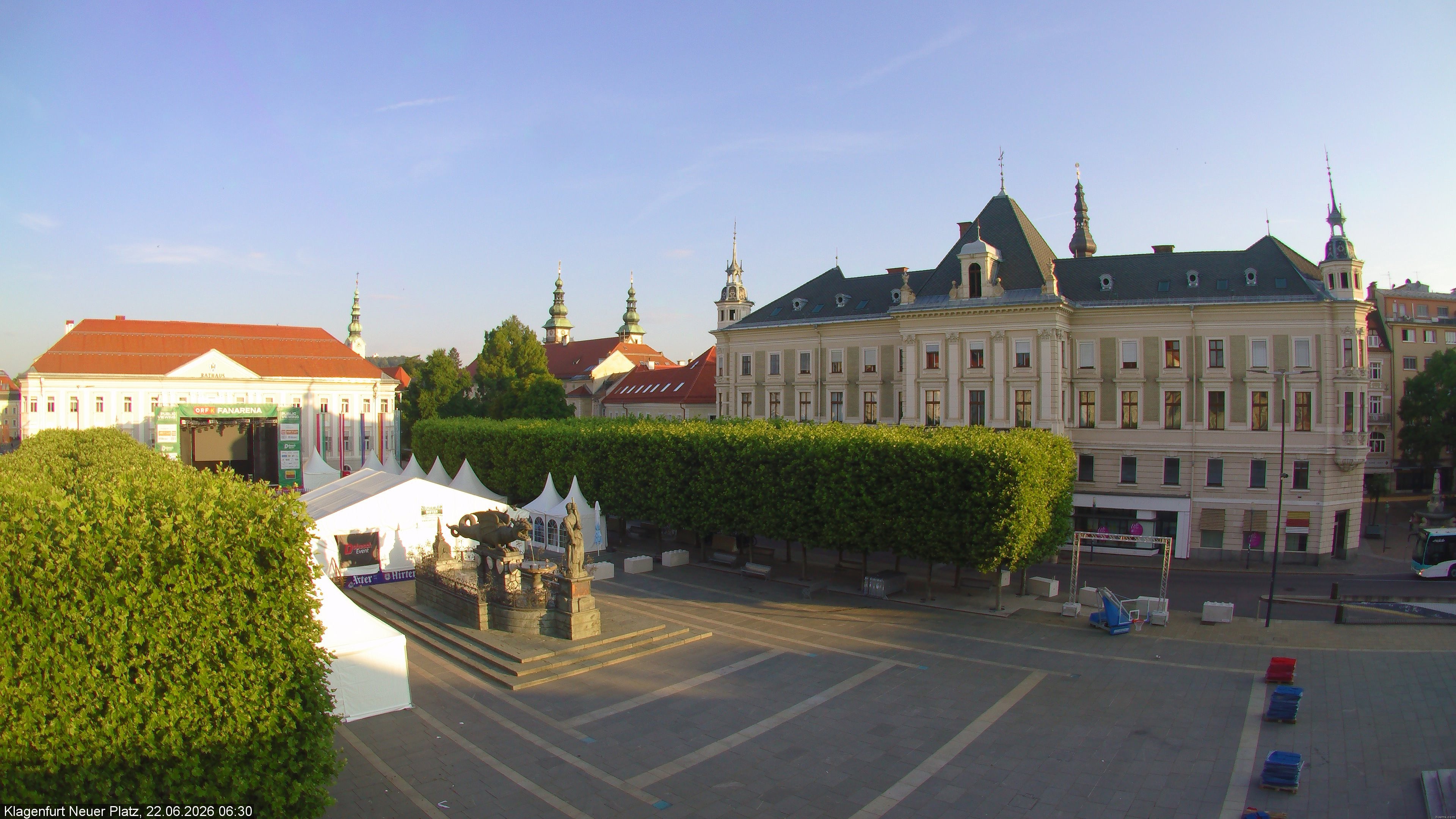 Archiv Foto Webcam Neuer Platz (Klagenfurt)