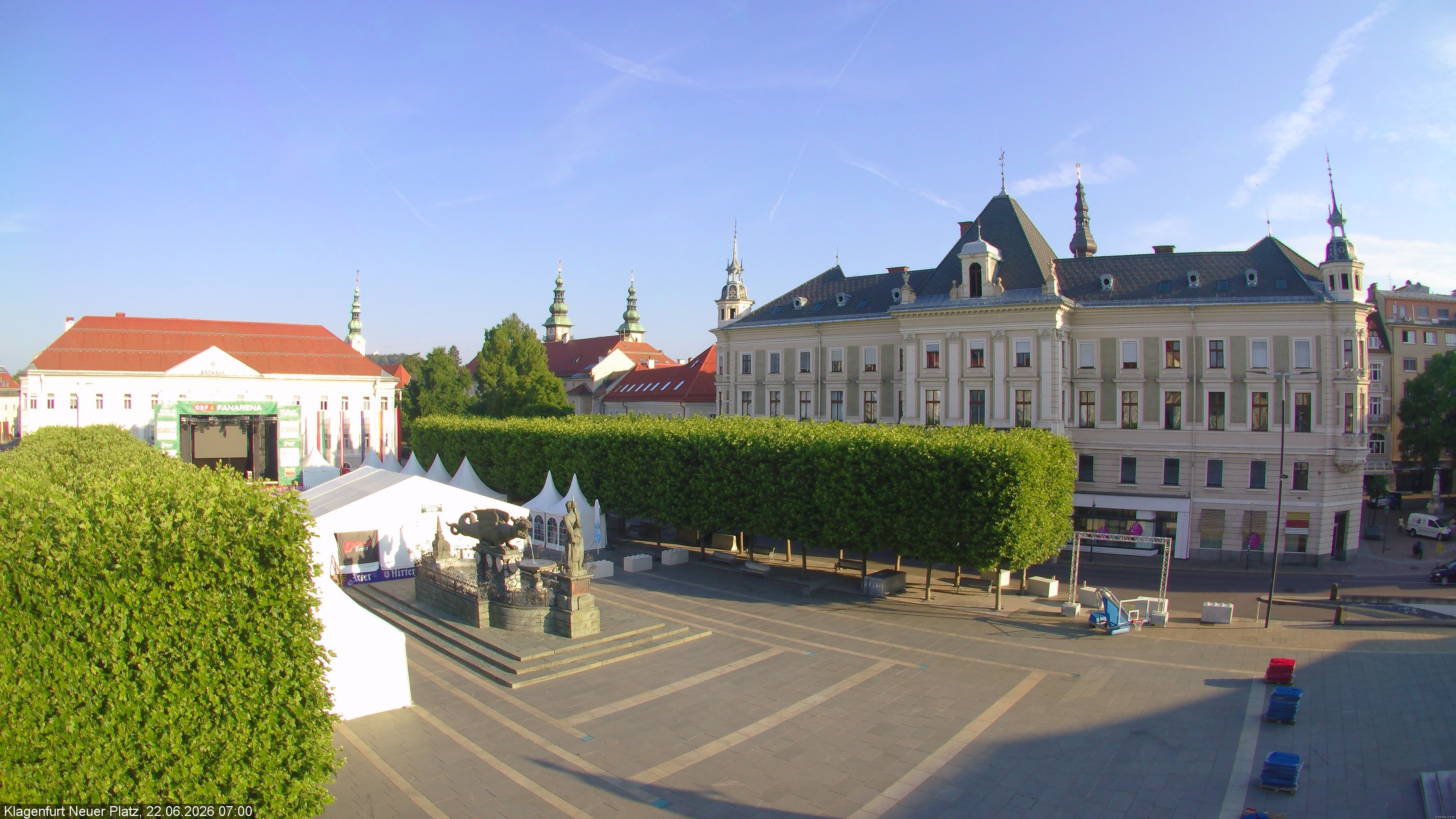Archiv Foto Webcam Neuer Platz (Klagenfurt)