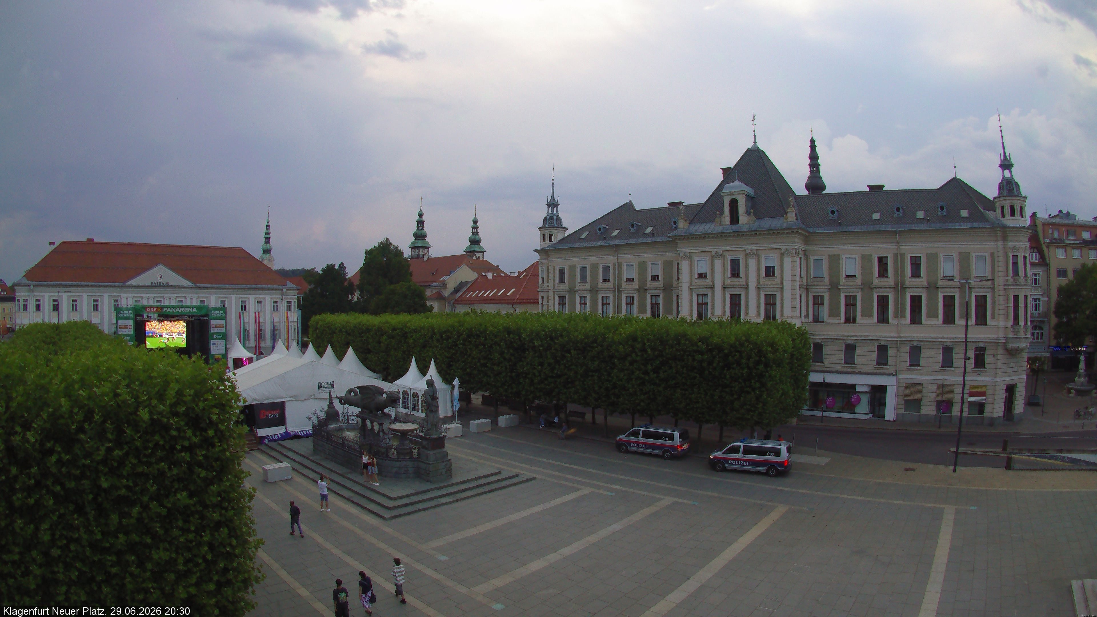 Archiv Foto Webcam Neuer Platz (Klagenfurt)