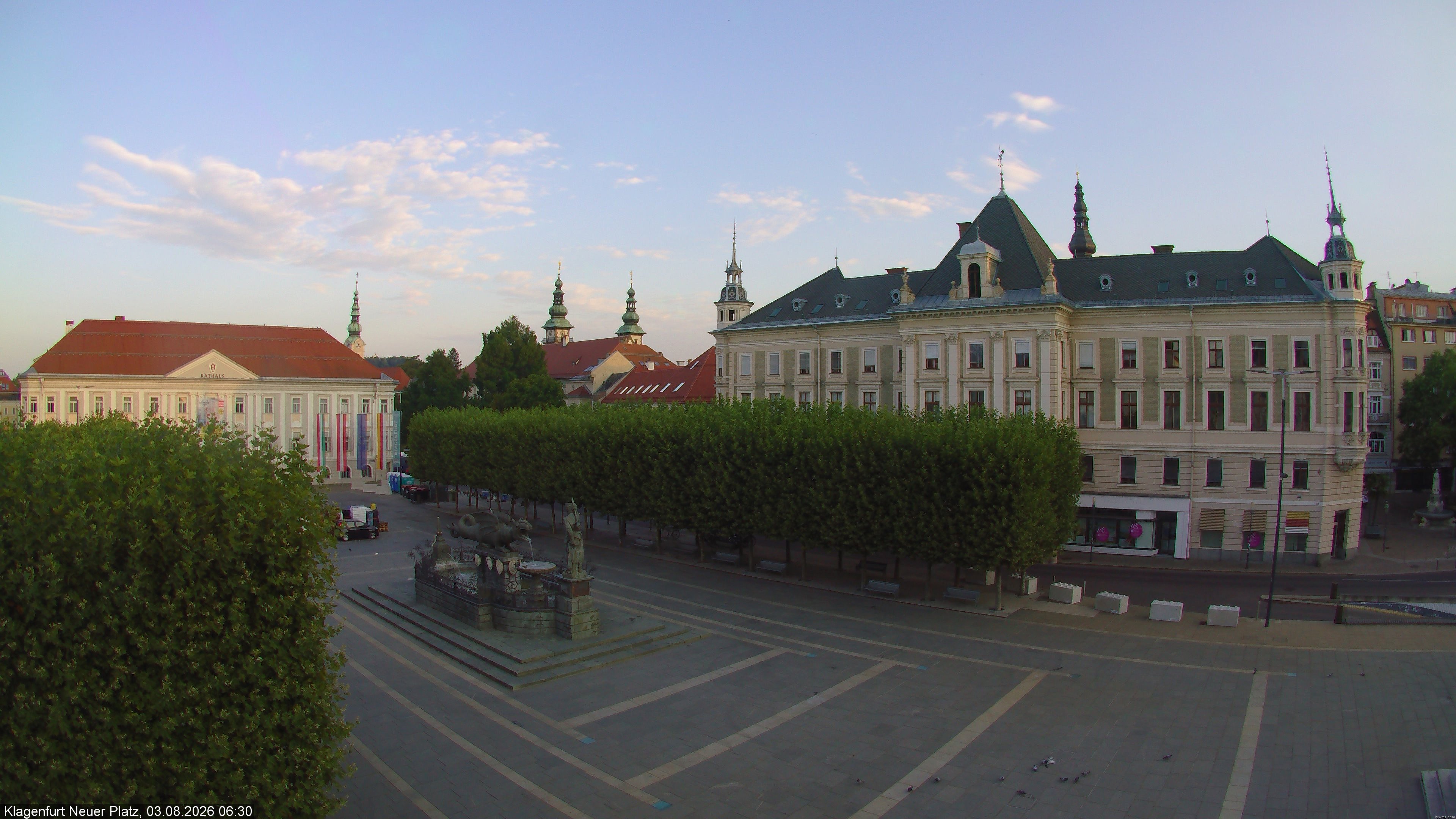 Archiv Foto Webcam Neuer Platz (Klagenfurt)