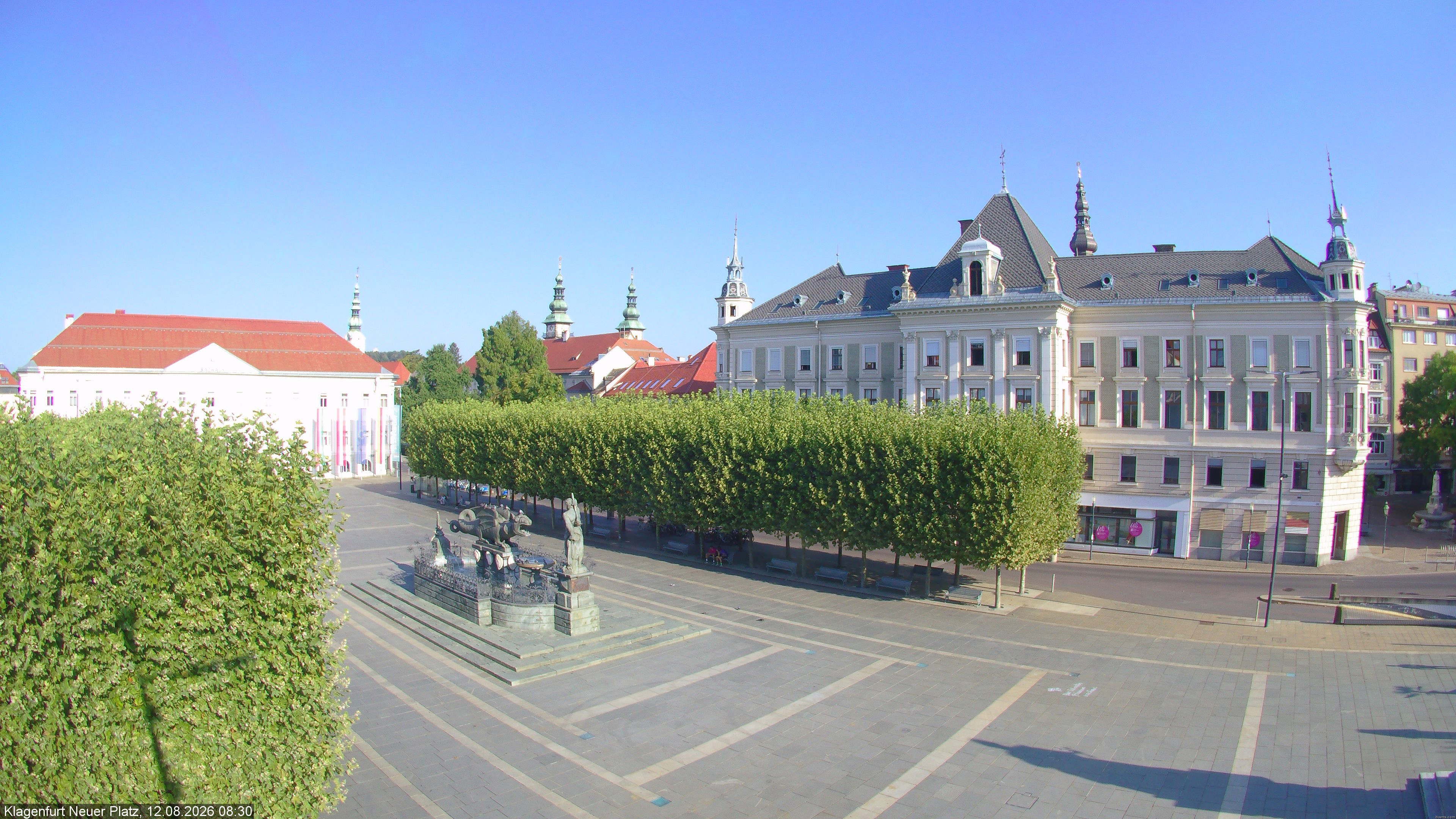 Archiv Foto Webcam Neuer Platz (Klagenfurt)