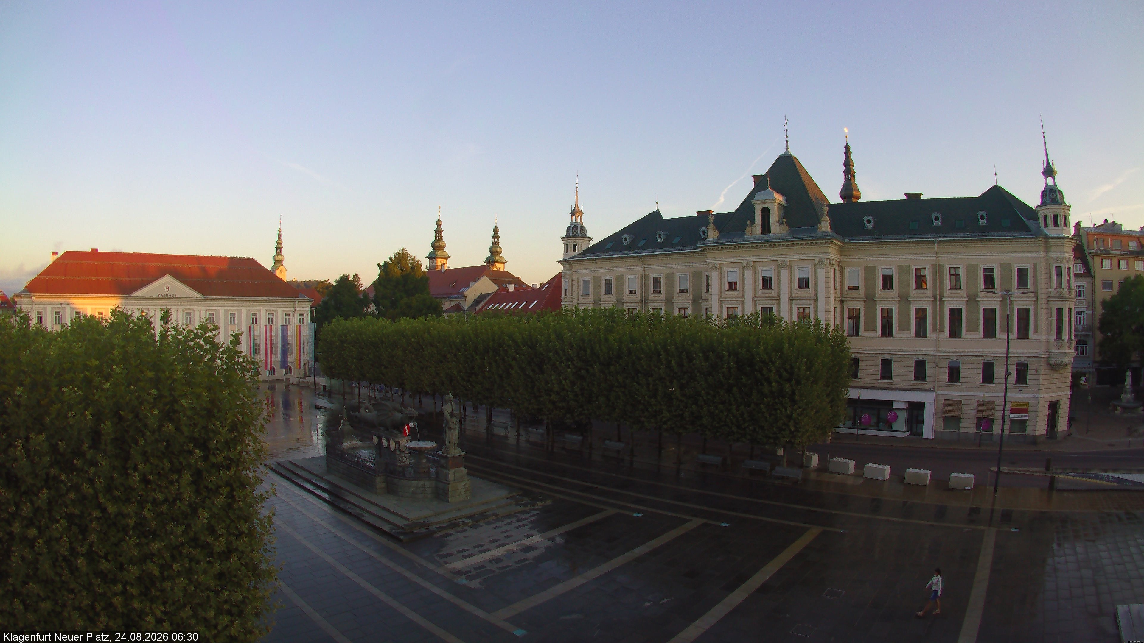 Archiv Foto Webcam Neuer Platz (Klagenfurt)