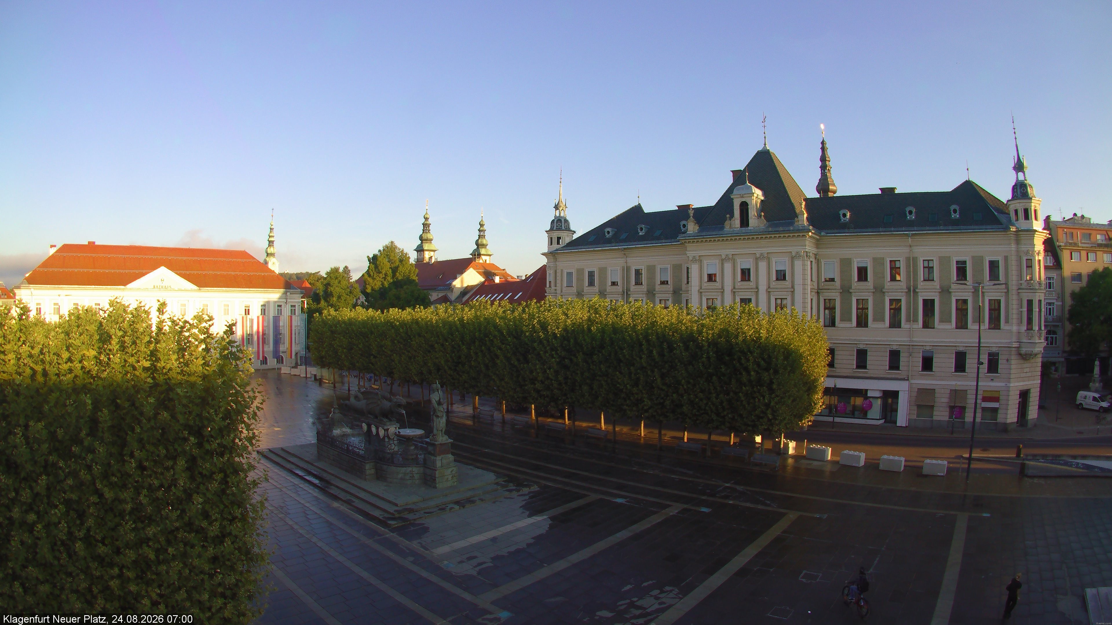 Archiv Foto Webcam Neuer Platz (Klagenfurt)