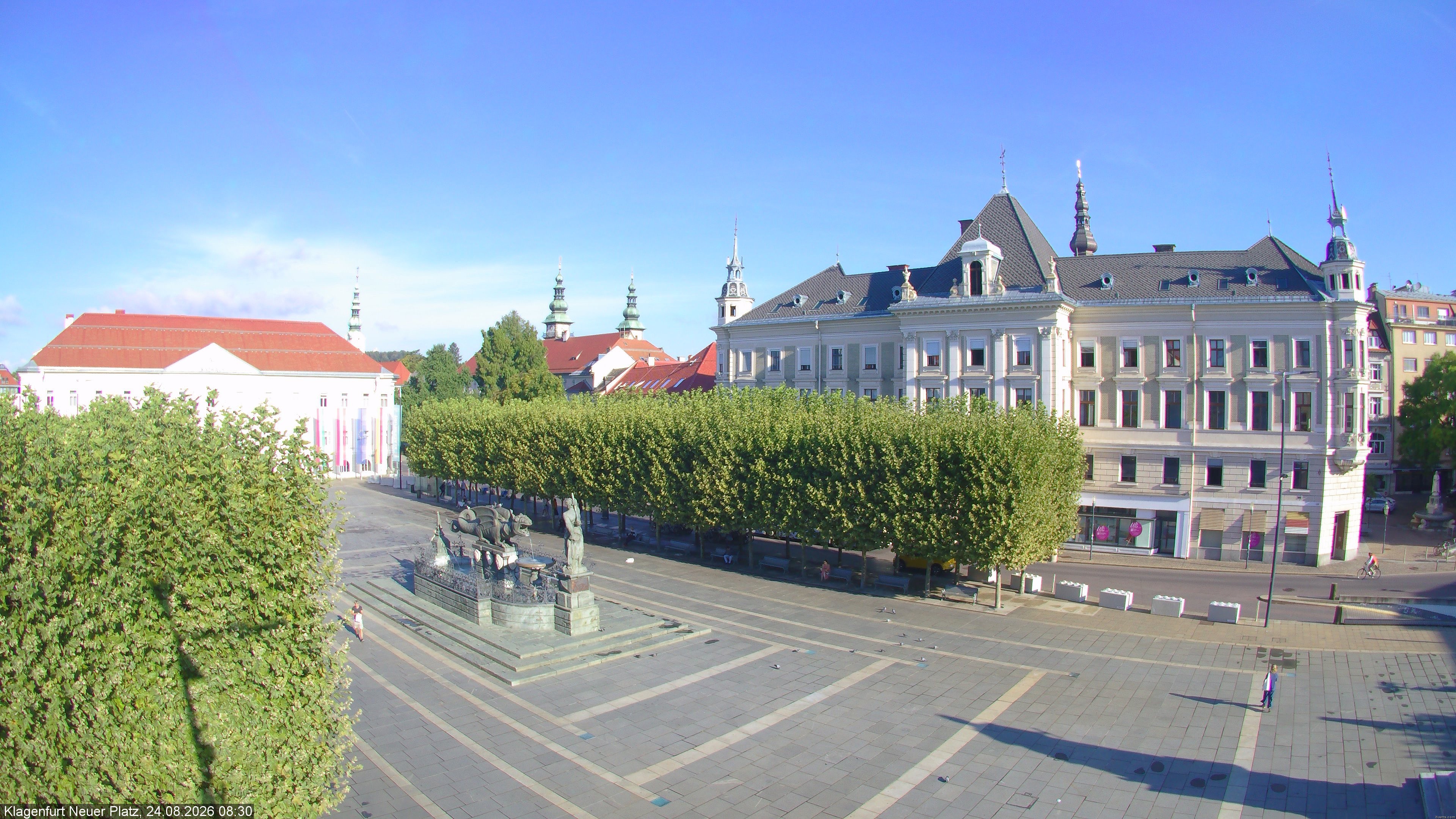 Archiv Foto Webcam Neuer Platz (Klagenfurt)