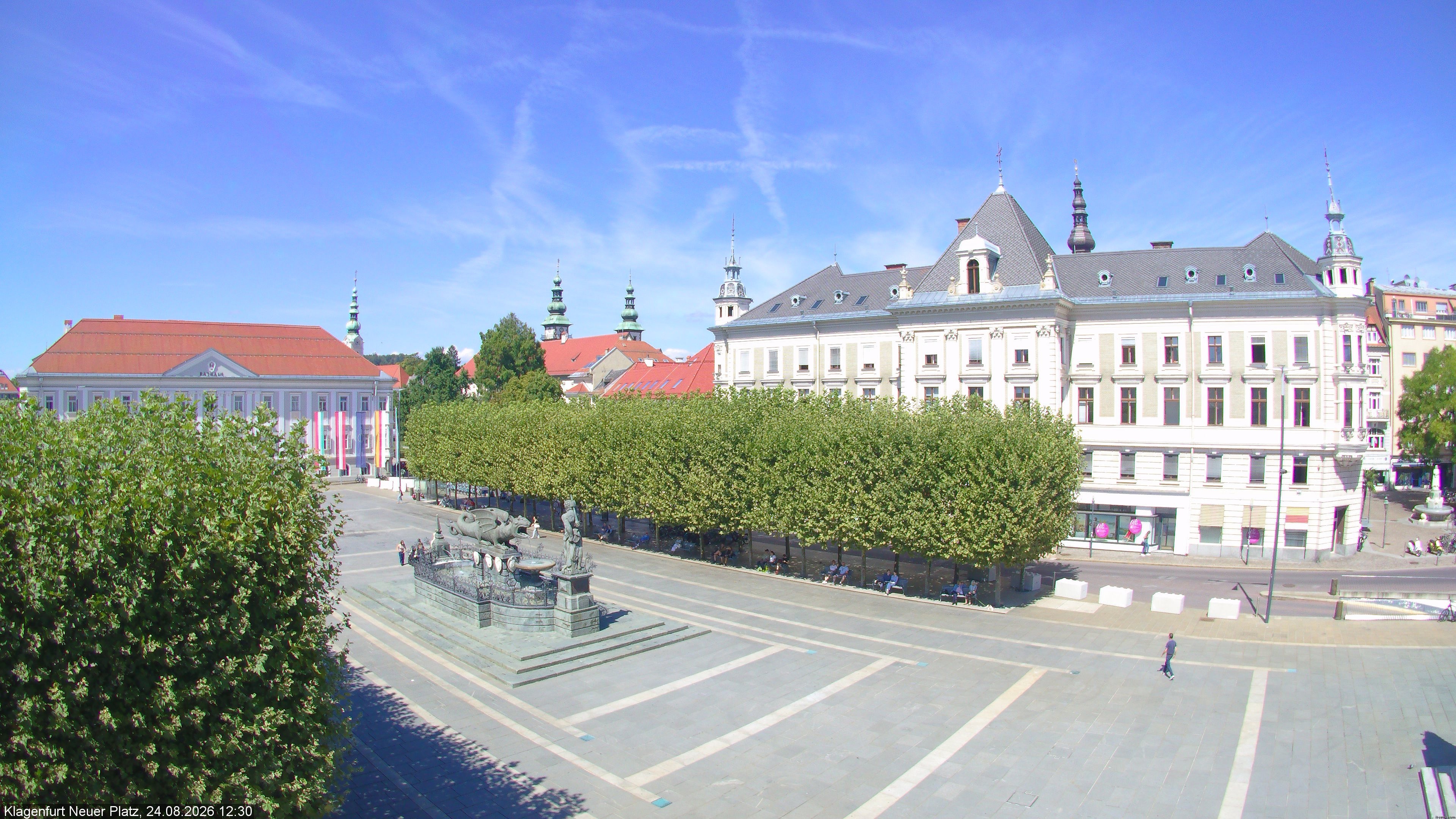 Archiv Foto Webcam Neuer Platz (Klagenfurt)