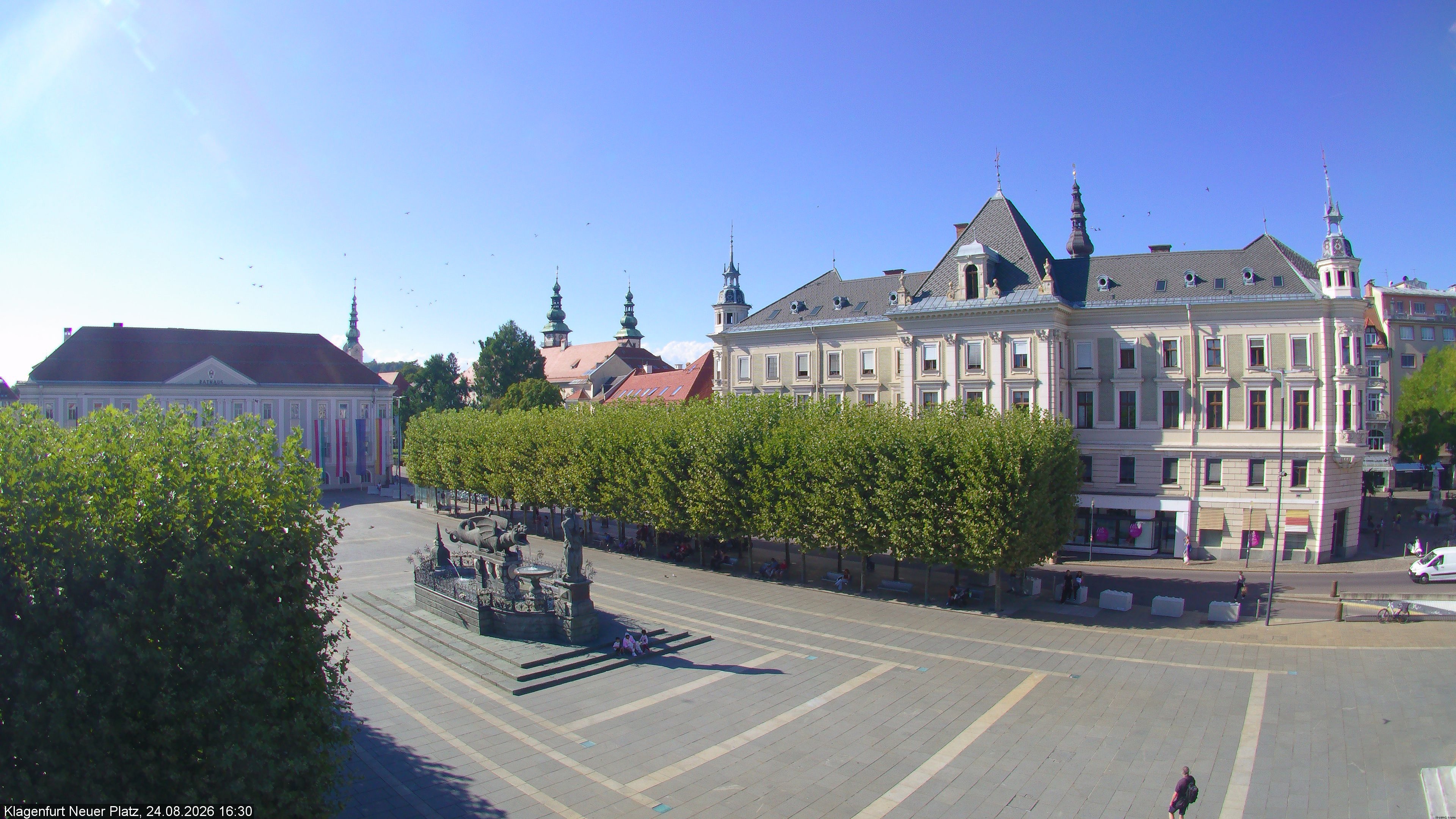 Archiv Foto Webcam Neuer Platz (Klagenfurt)