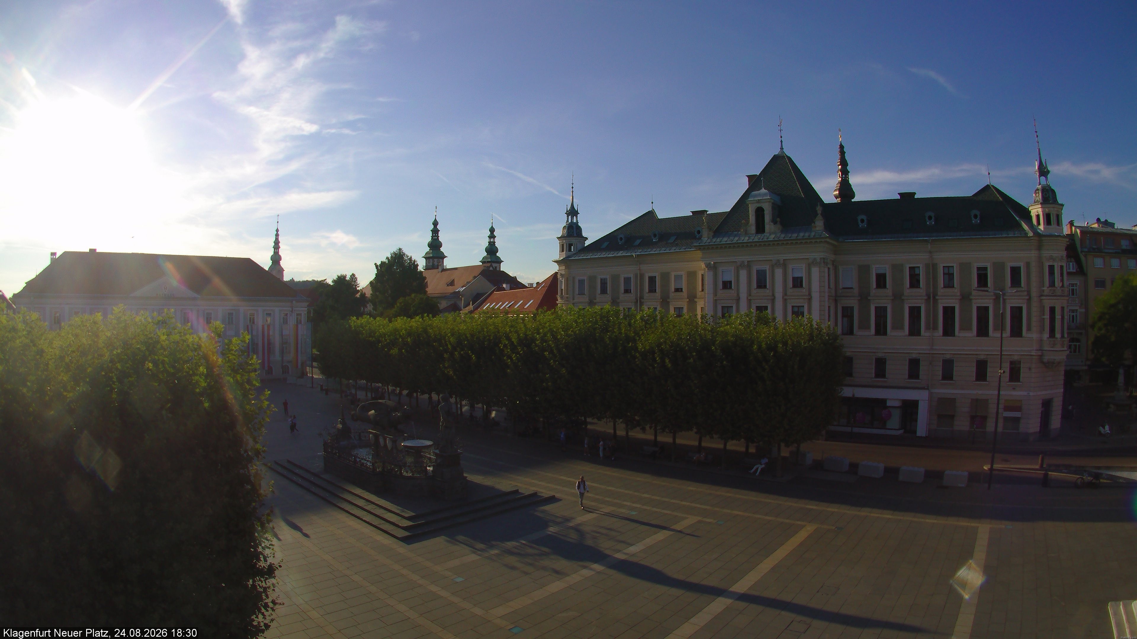 Archiv Foto Webcam Neuer Platz (Klagenfurt)