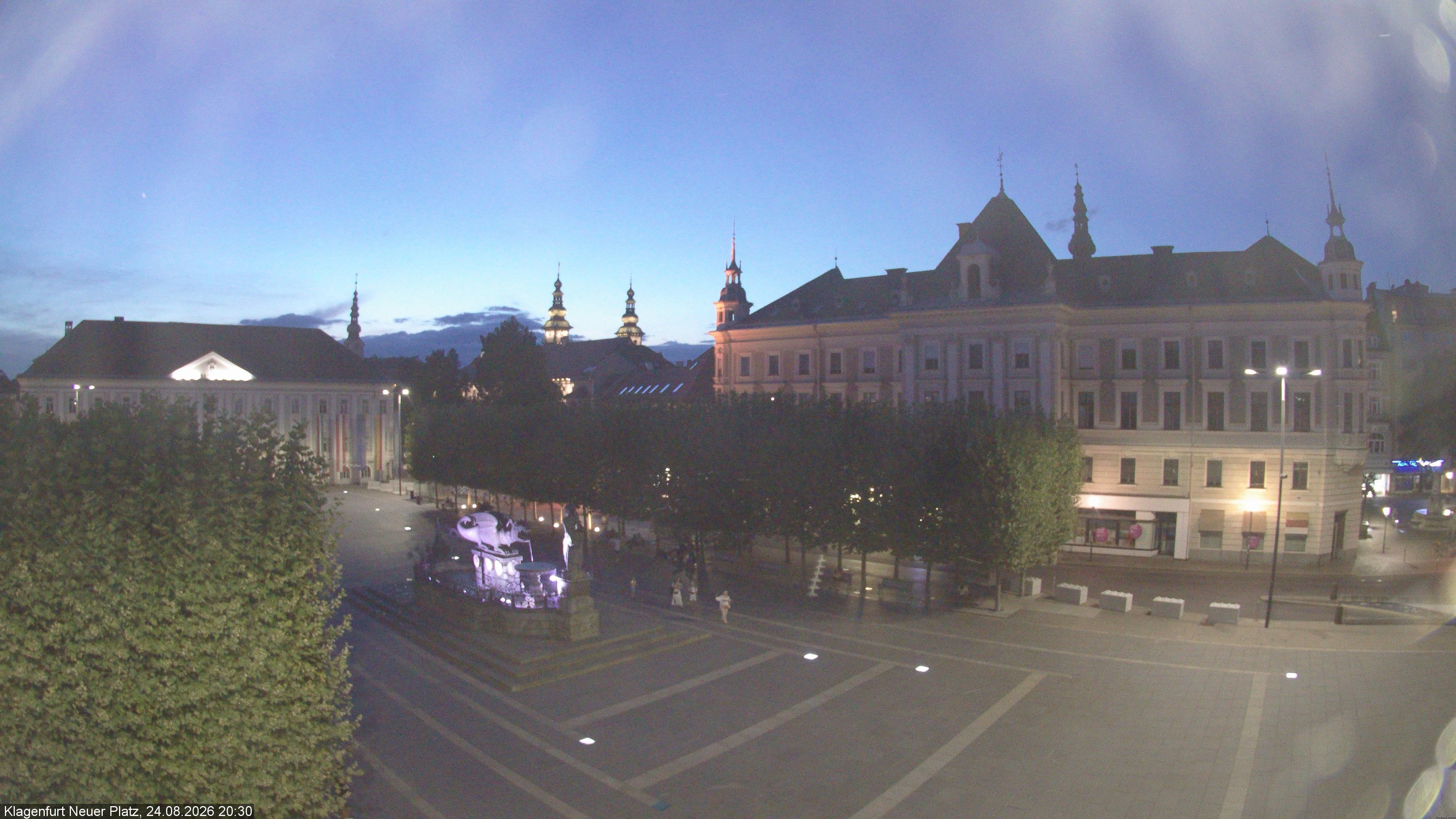 Archiv Foto Webcam Neuer Platz (Klagenfurt)