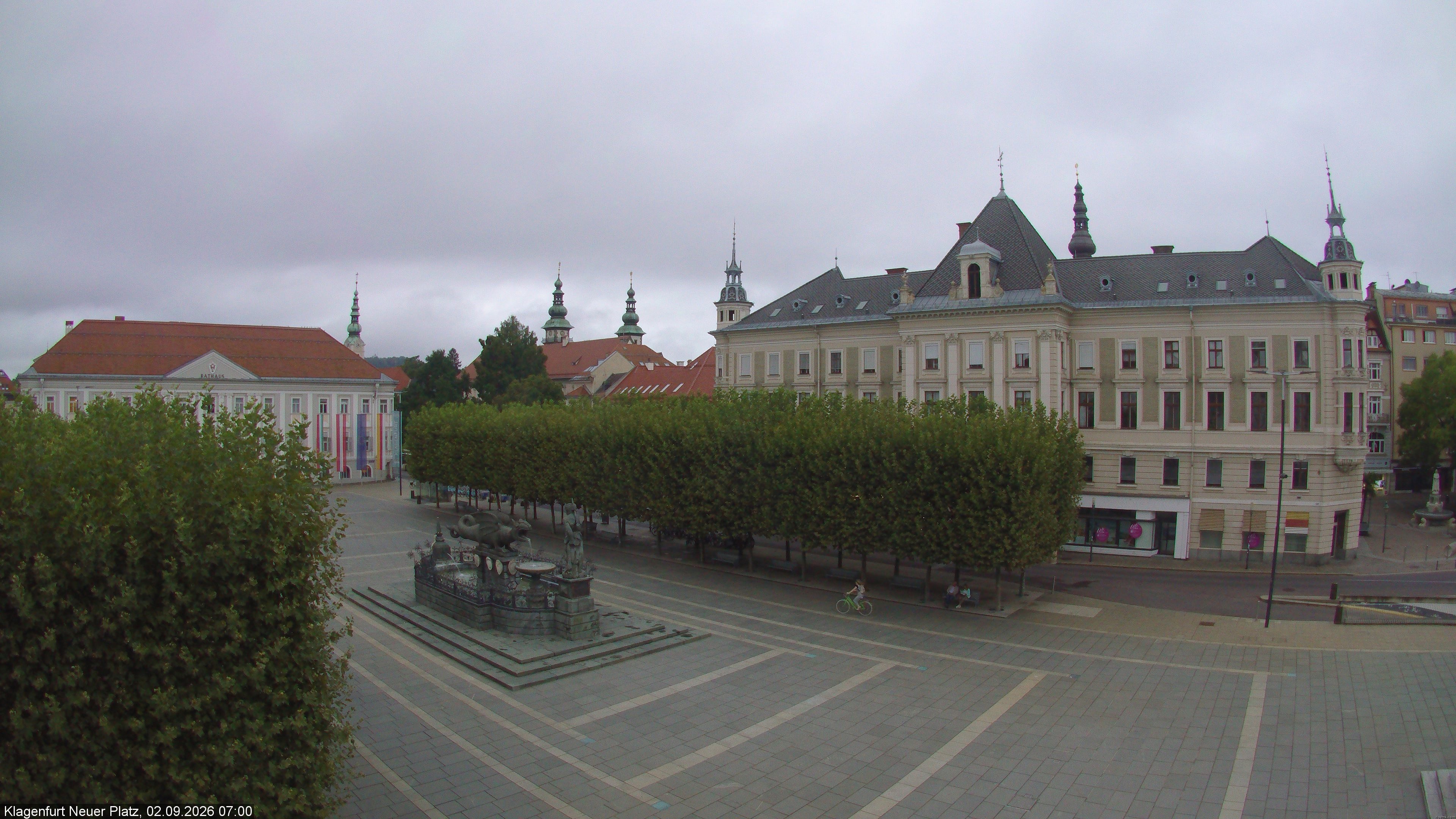 Archiv Foto Webcam Neuer Platz (Klagenfurt)