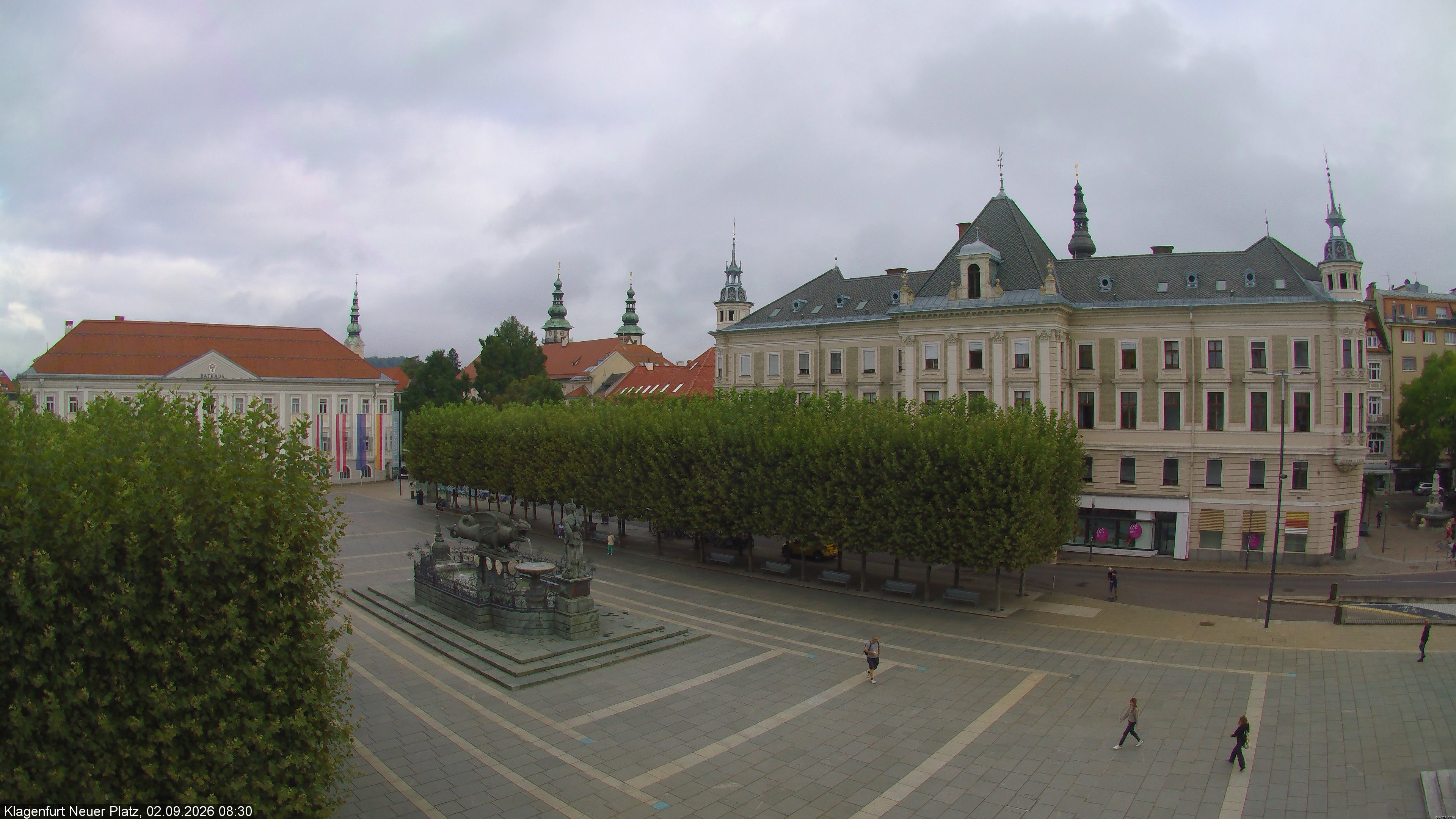 Archiv Foto Webcam Neuer Platz (Klagenfurt)