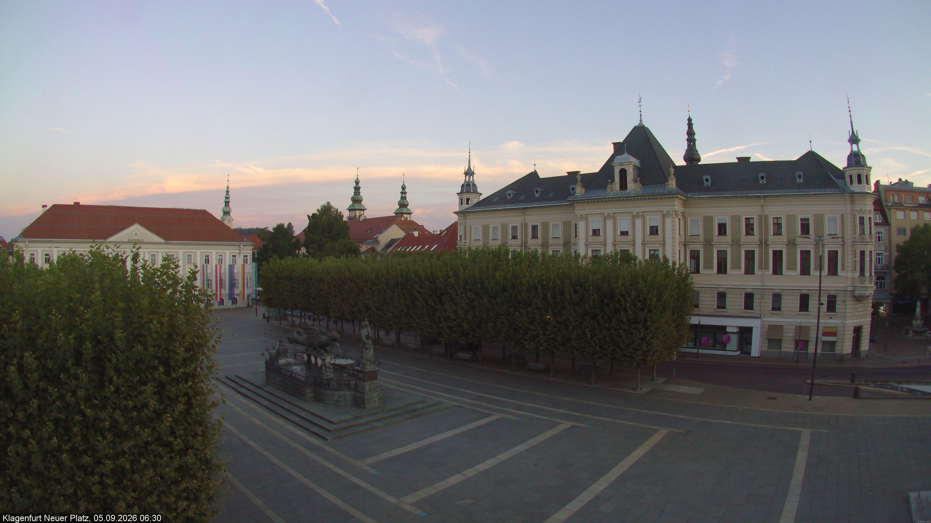 Archiv Foto Webcam Neuer Platz (Klagenfurt)