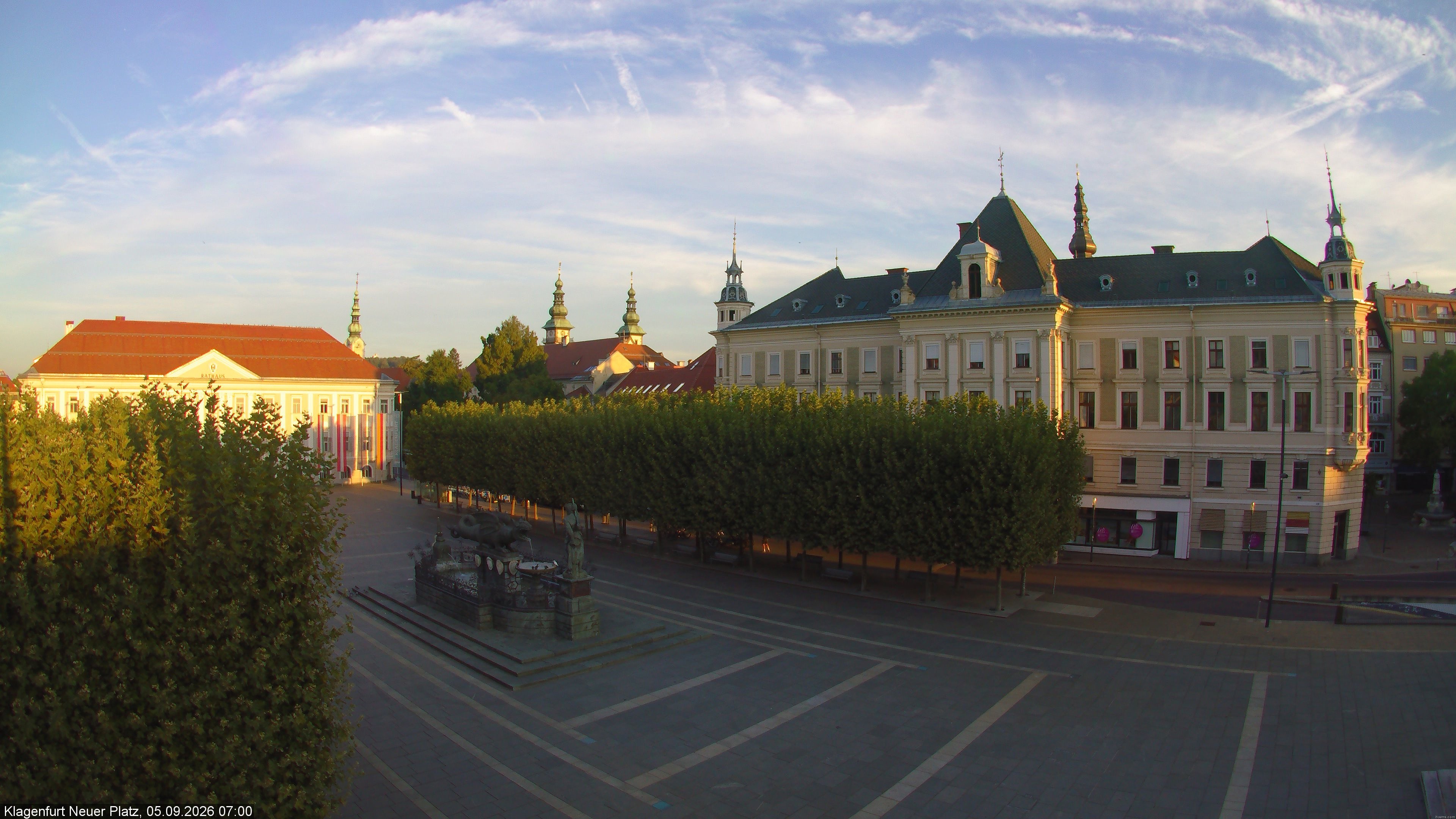 Archiv Foto Webcam Neuer Platz (Klagenfurt)