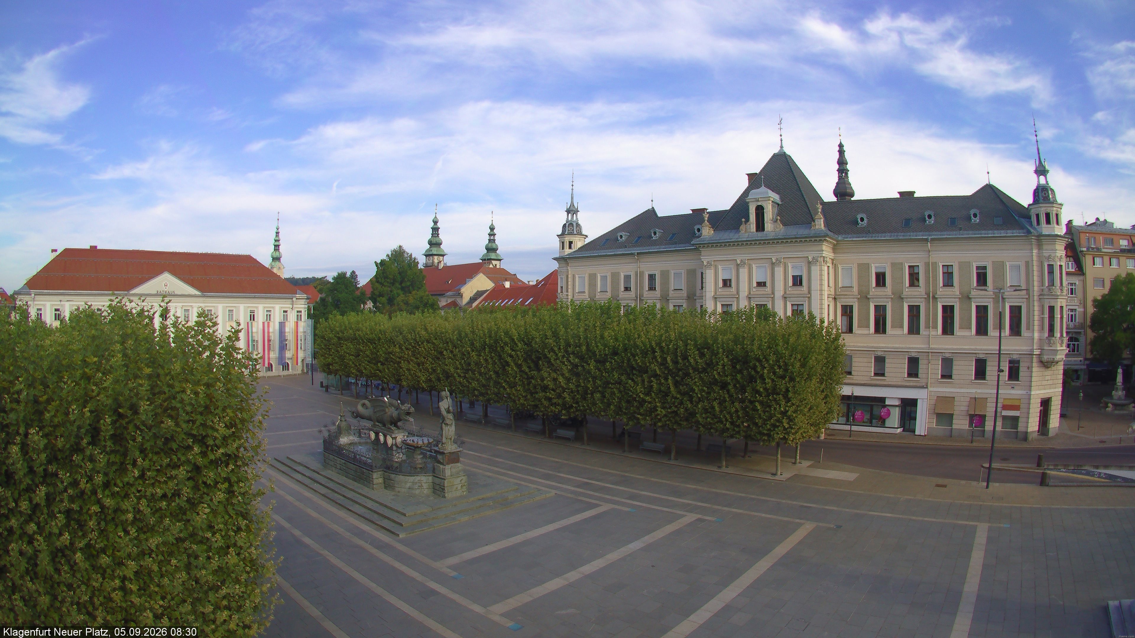 Archiv Foto Webcam Neuer Platz (Klagenfurt)