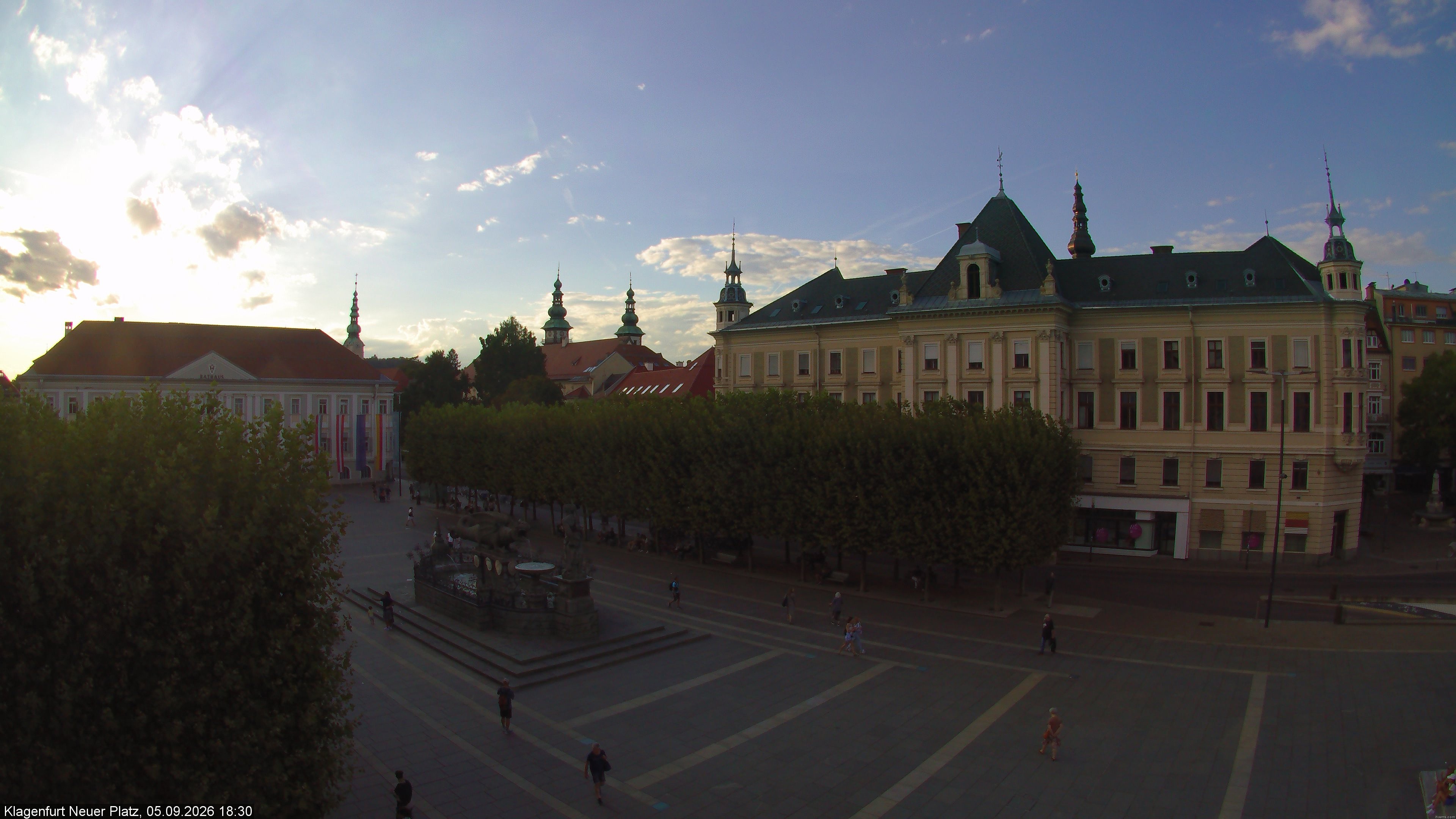 Archiv Foto Webcam Neuer Platz (Klagenfurt)