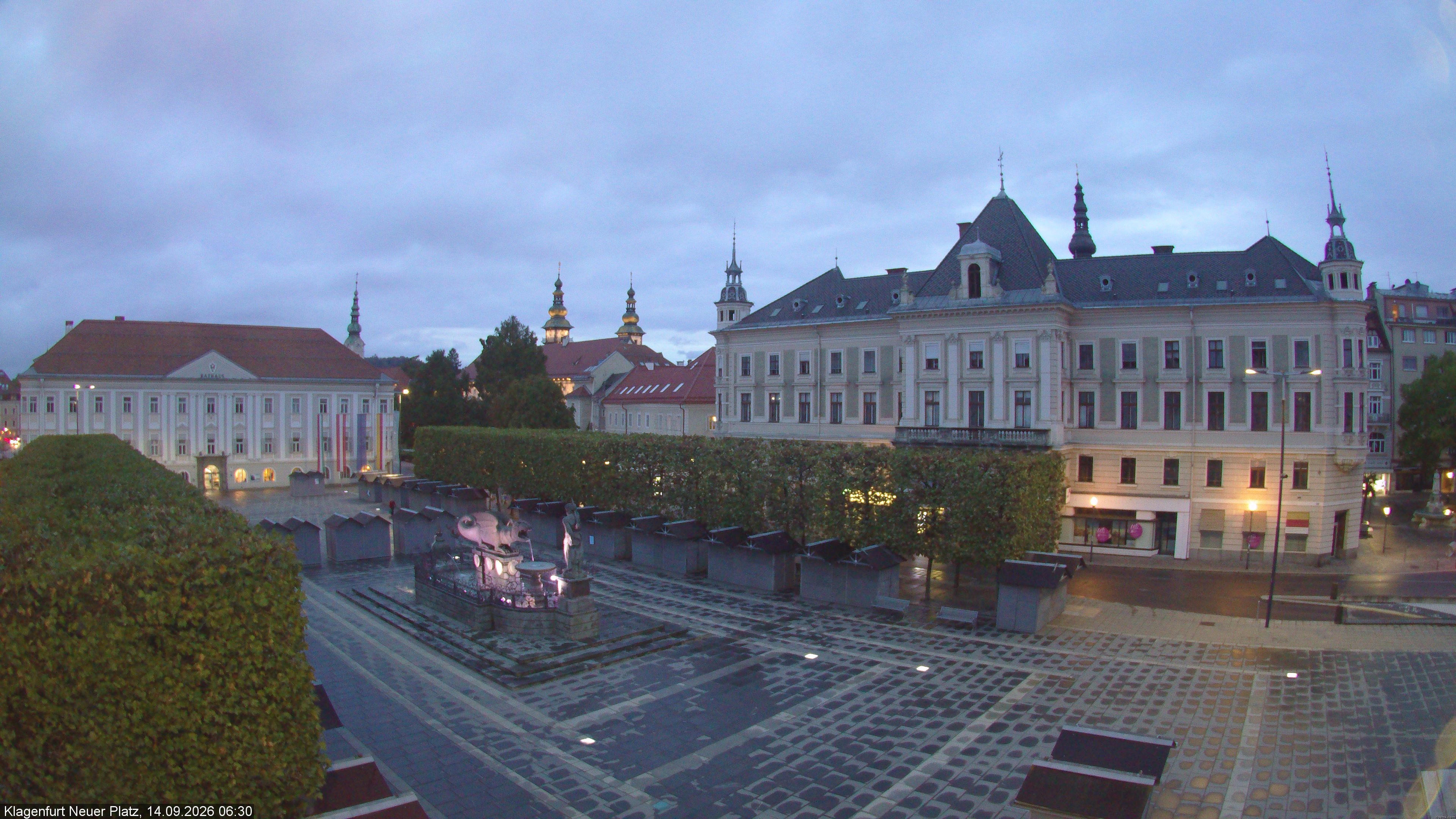 Archiv Foto Webcam Neuer Platz (Klagenfurt)