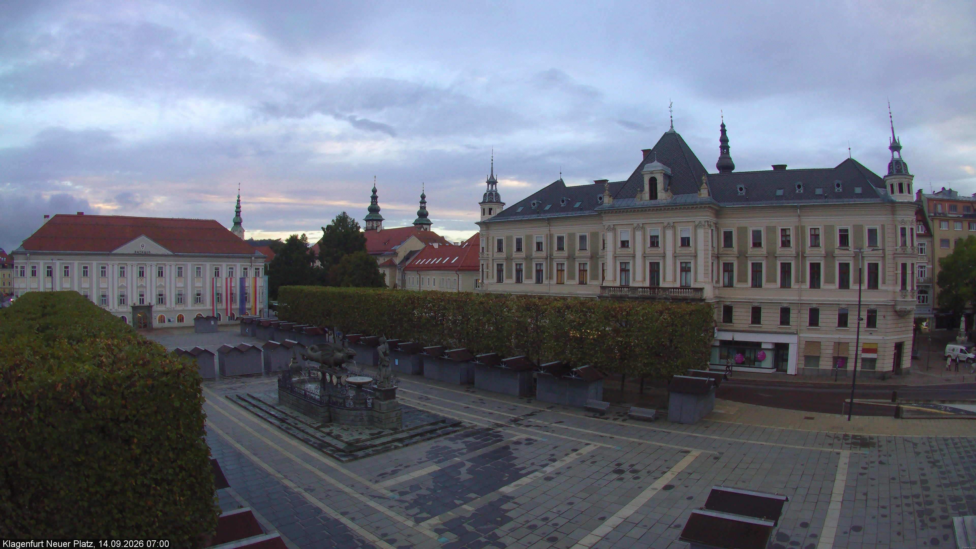 Archiv Foto Webcam Neuer Platz (Klagenfurt)