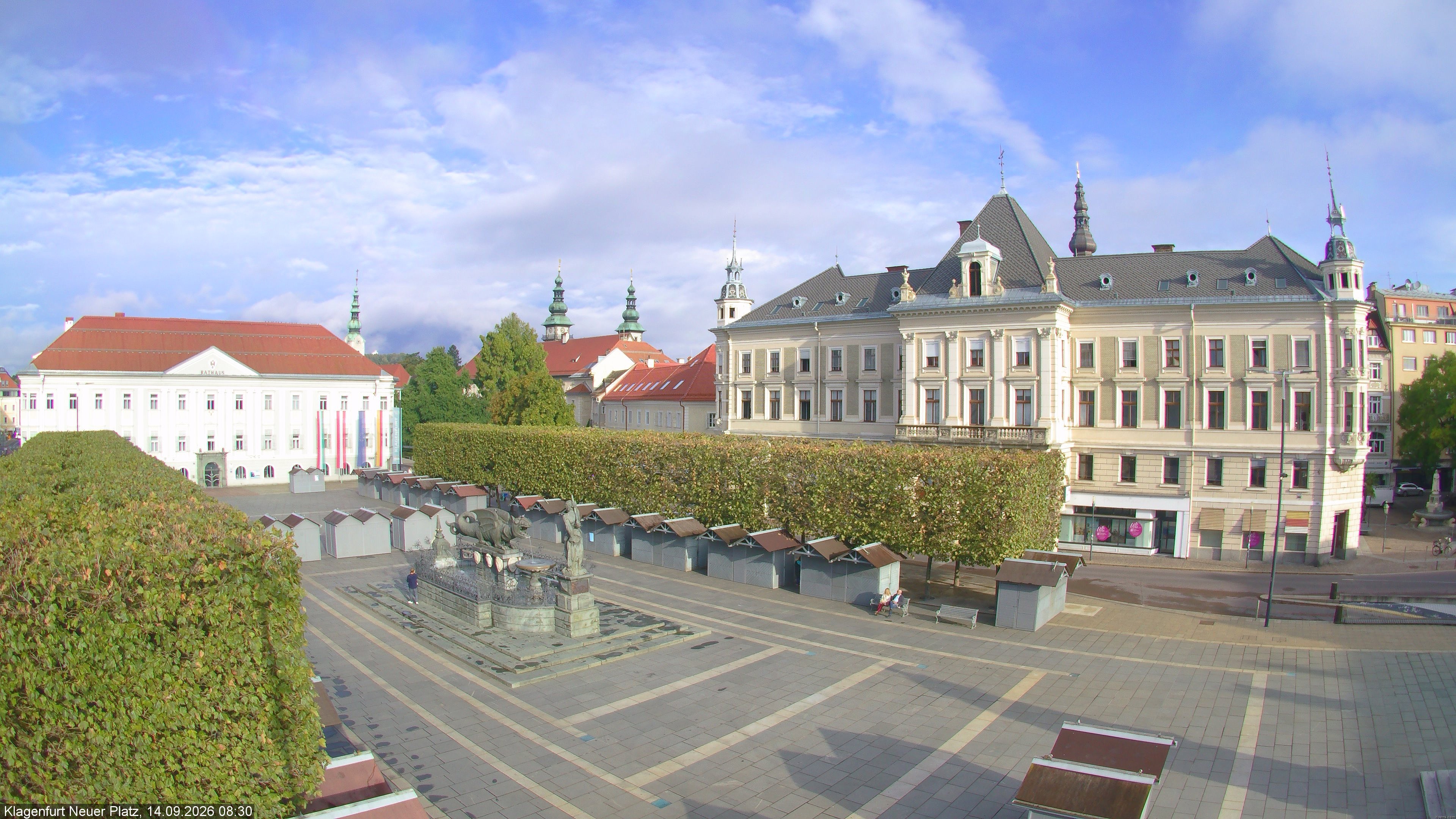 Archiv Foto Webcam Neuer Platz (Klagenfurt)